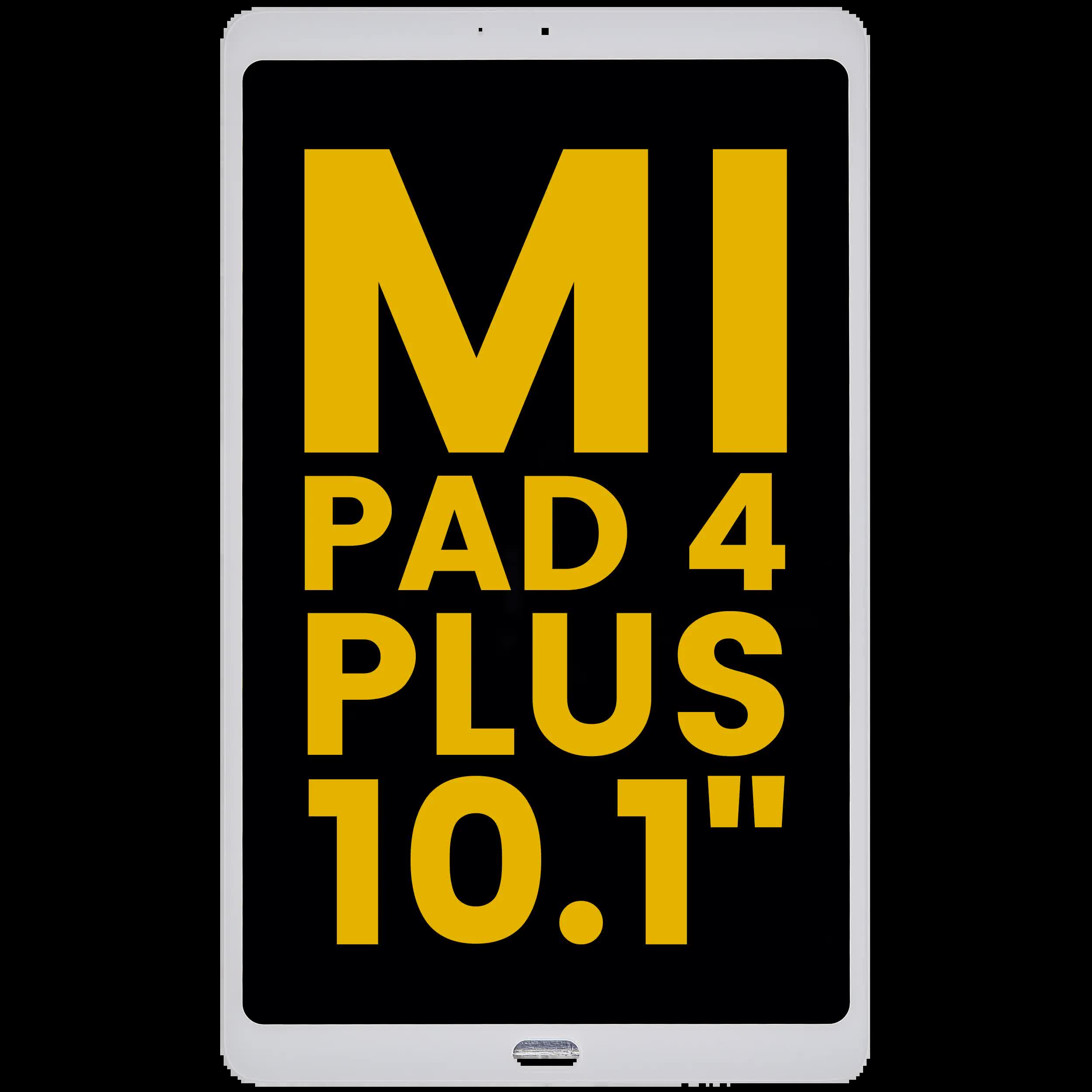 LCD Display ohne Rahmen für Xiaomi Mi Pad 4 Plus 10.1'' (professionell aufgearbeitet) (White (Weiß))