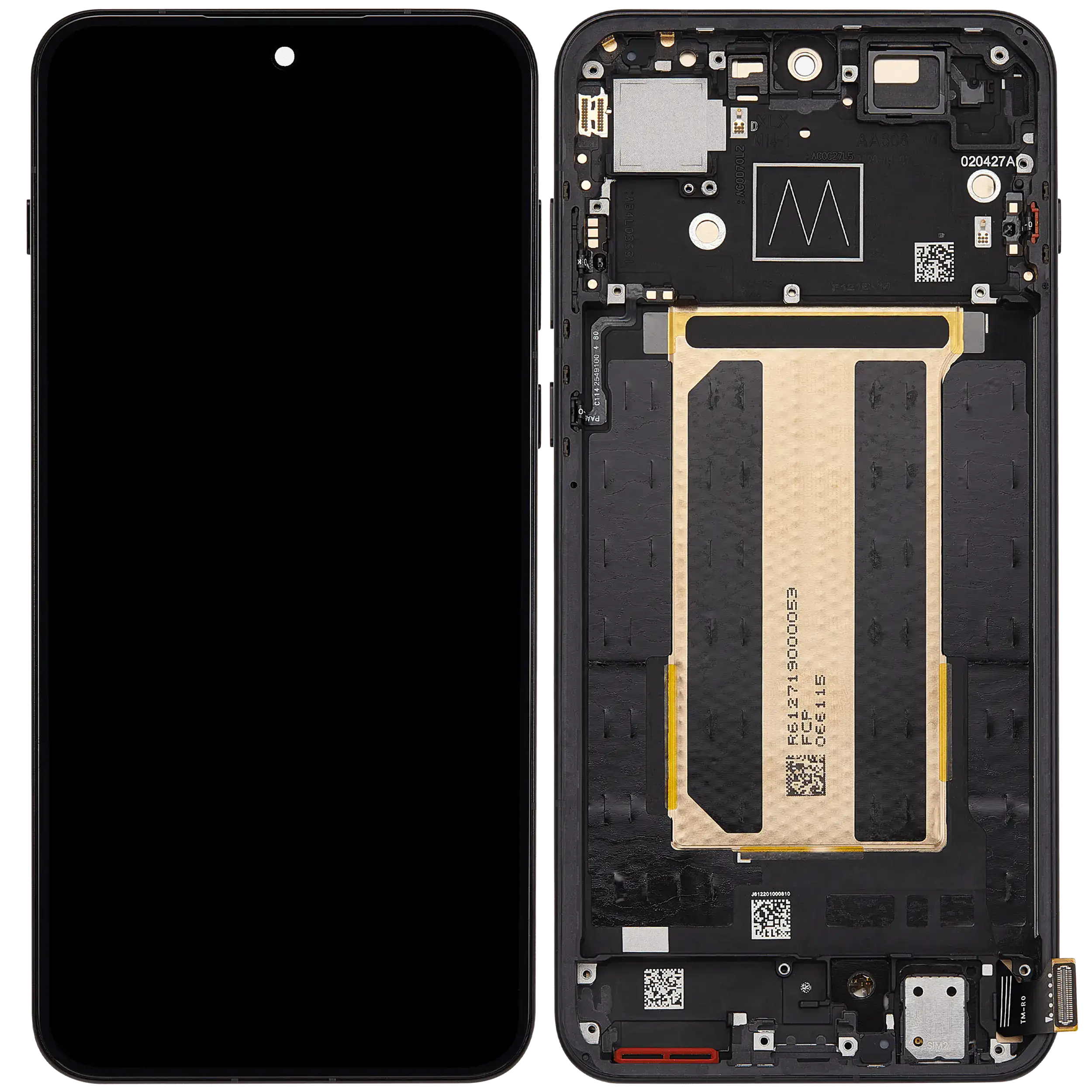 OLED Display mit Rahmen für OnePlus 15R (professionell aufgearbeitet) (Charcoal Black) – Bild 2