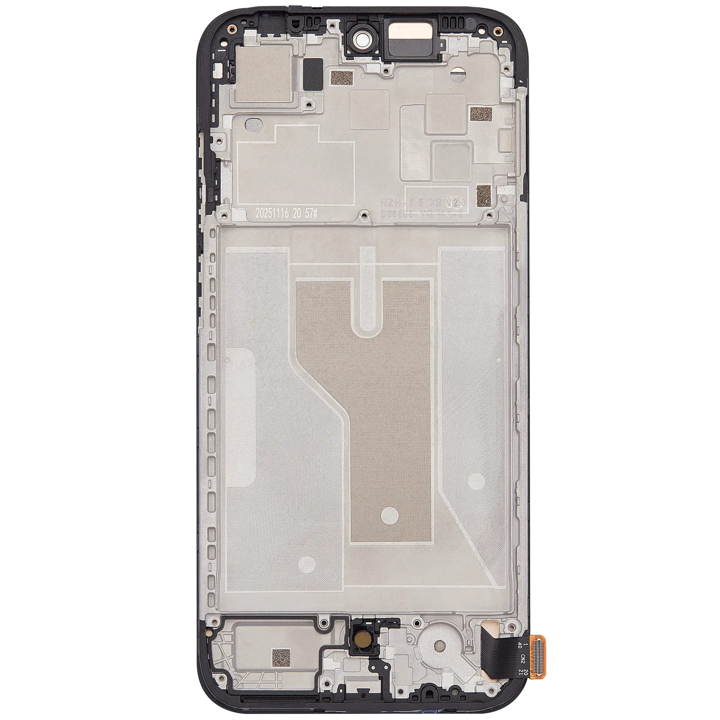 OLED Display mit Rahmen für Motorola G67 (XT2621-2 / 2026) / G77 (XT2621-4 / 2026) (professionell aufgearbeitet) – Bild 4