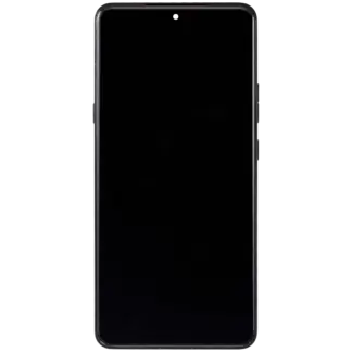 OLED Display mit Rahmen für Motorola Moto Signature (XT2603/ 2026) (professionell aufgearbeitet) (Carbon)