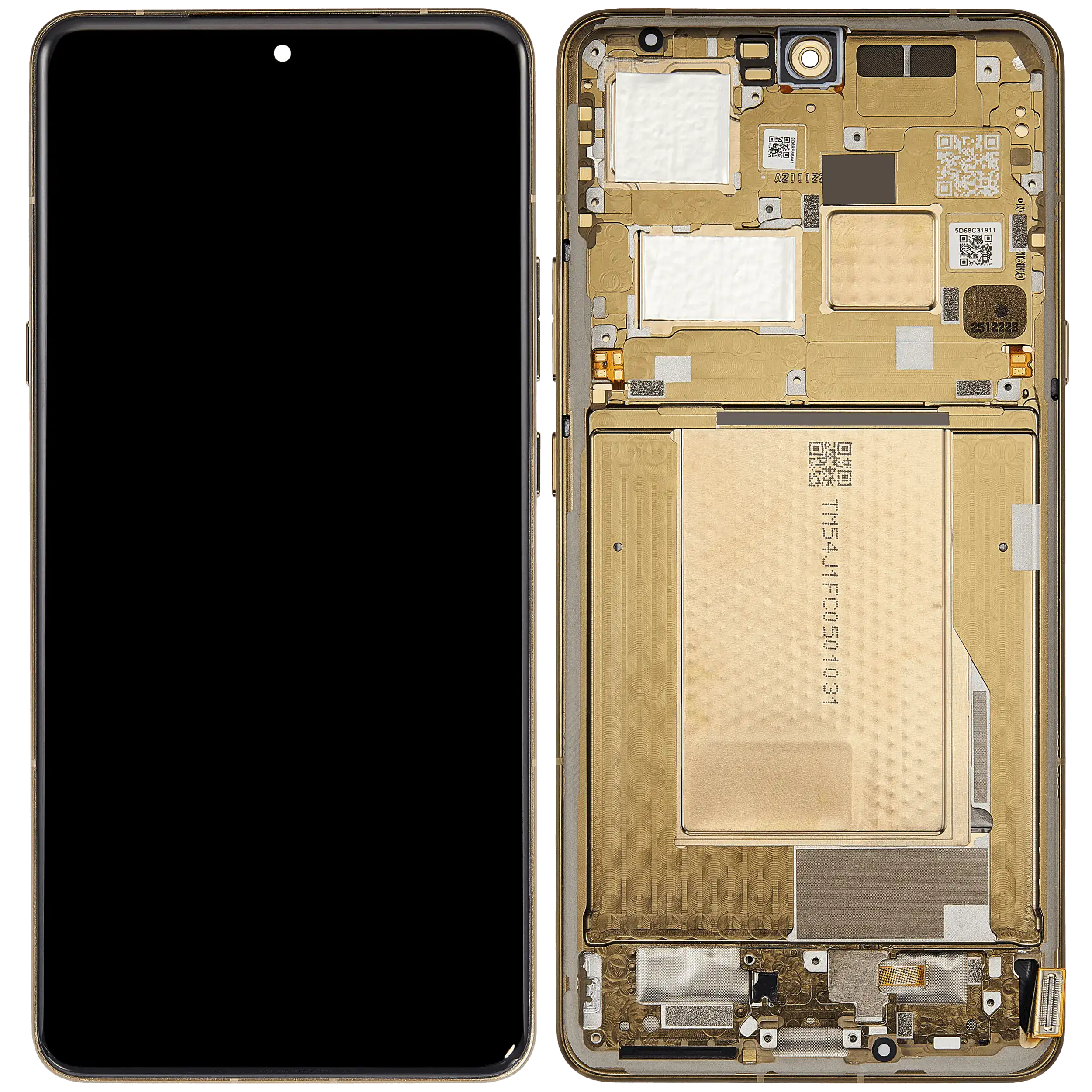 OLED Display mit Rahmen für Motorola Moto Signature (XT2603/ 2026) (professionell aufgearbeitet) (Martini Olive) – Bild 2