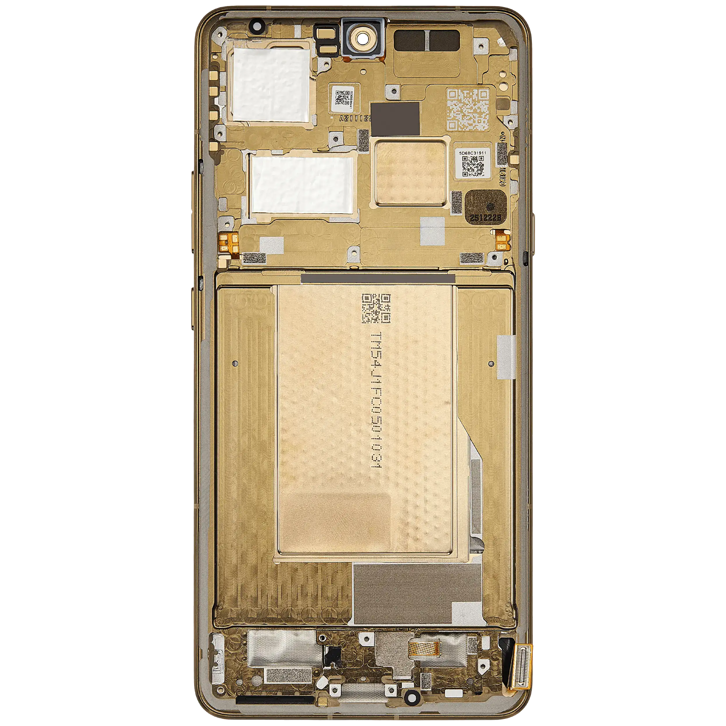 OLED Display mit Rahmen für Motorola Moto Signature (XT2603/ 2026) (professionell aufgearbeitet) (Martini Olive) – Bild 4
