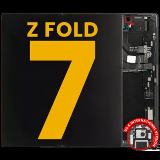 Inner OLED Display mit Rahmen für Samsung Galaxy Z Fold 7 5G (US & International) (professionell aufgearbeitet) (Jet Black)
