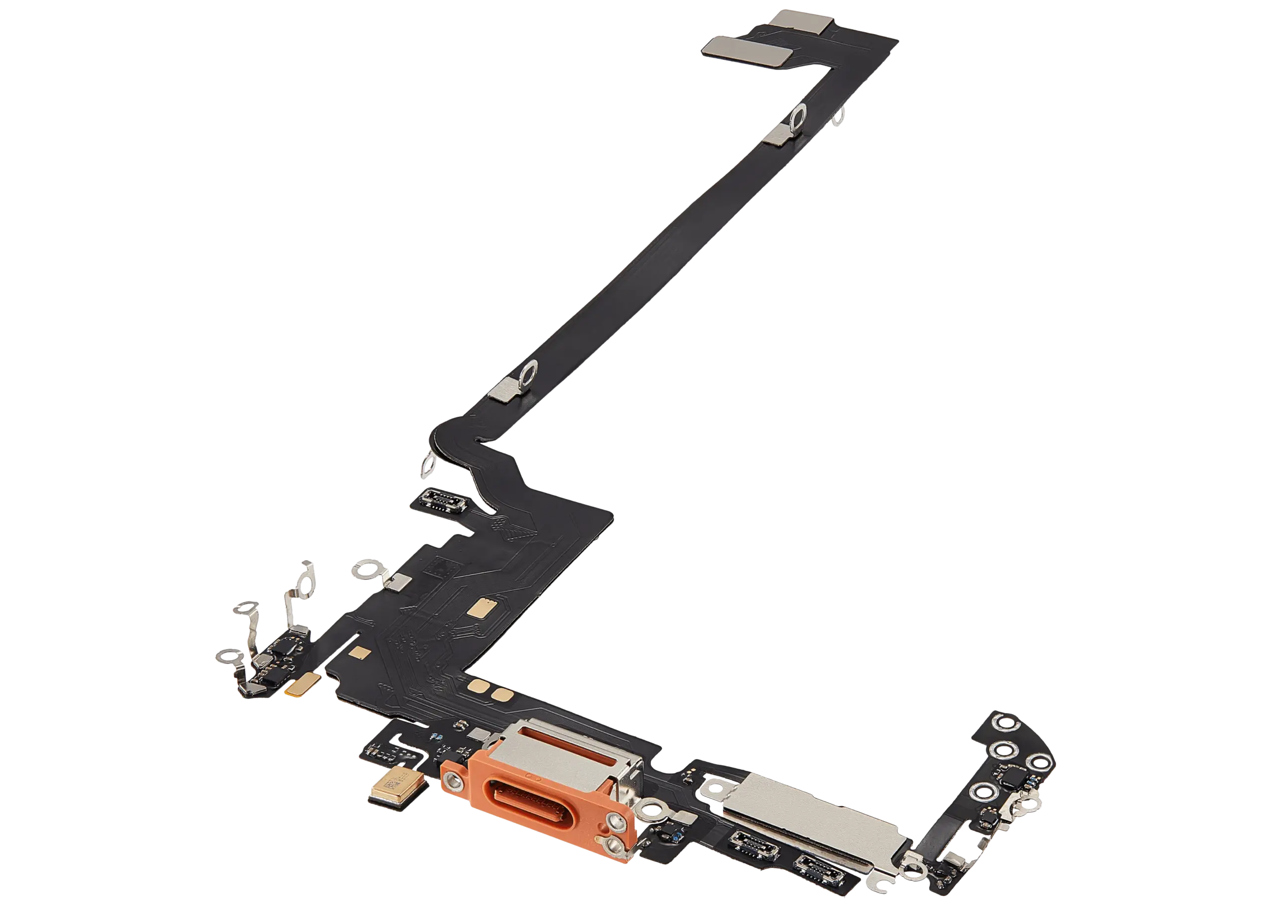 Ladebuchse Flexkabel für iPhone 17 Pro max (Aftermarket Plus) (International Version) (Cosmic Orange) – Bild 3
