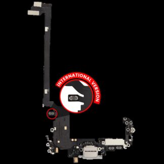 Ladebuchse Flexkabel für iPhone 17 Pro max (Aftermarket Plus) (International Version) (Silver (Silber))