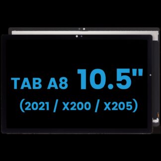 LCD Display ohne Rahmen für Samsung Galaxy Tab A8 10.5" (2021) (X200 / X205) (Aftermarket) (Black (Schwarz))