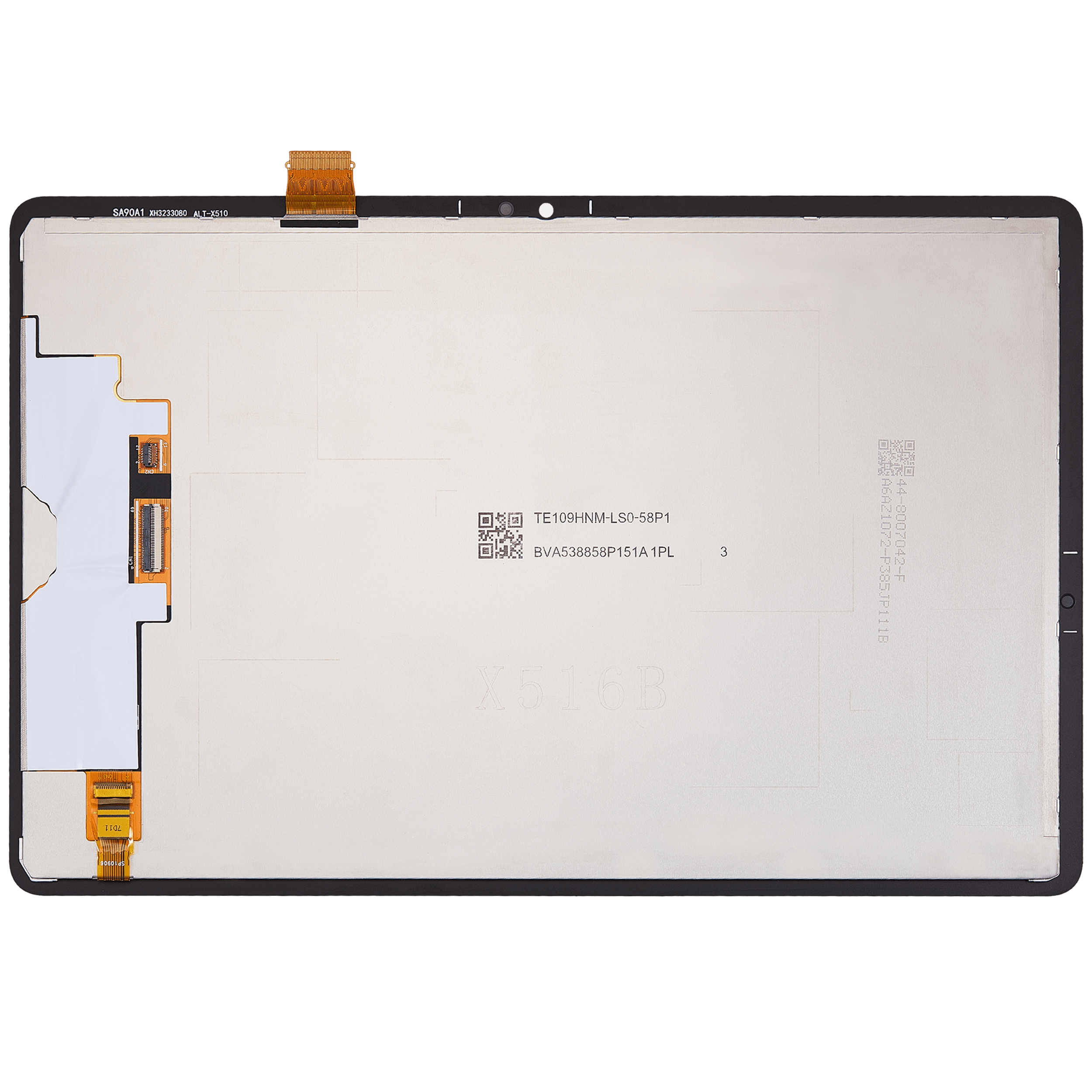 LCD Display ohne Rahmen für Samsung Galaxy Tab S9 FE 10.9" (X510 / X516) (2023) (Aftermarket) (Black (Schwarz)) – Bild 4