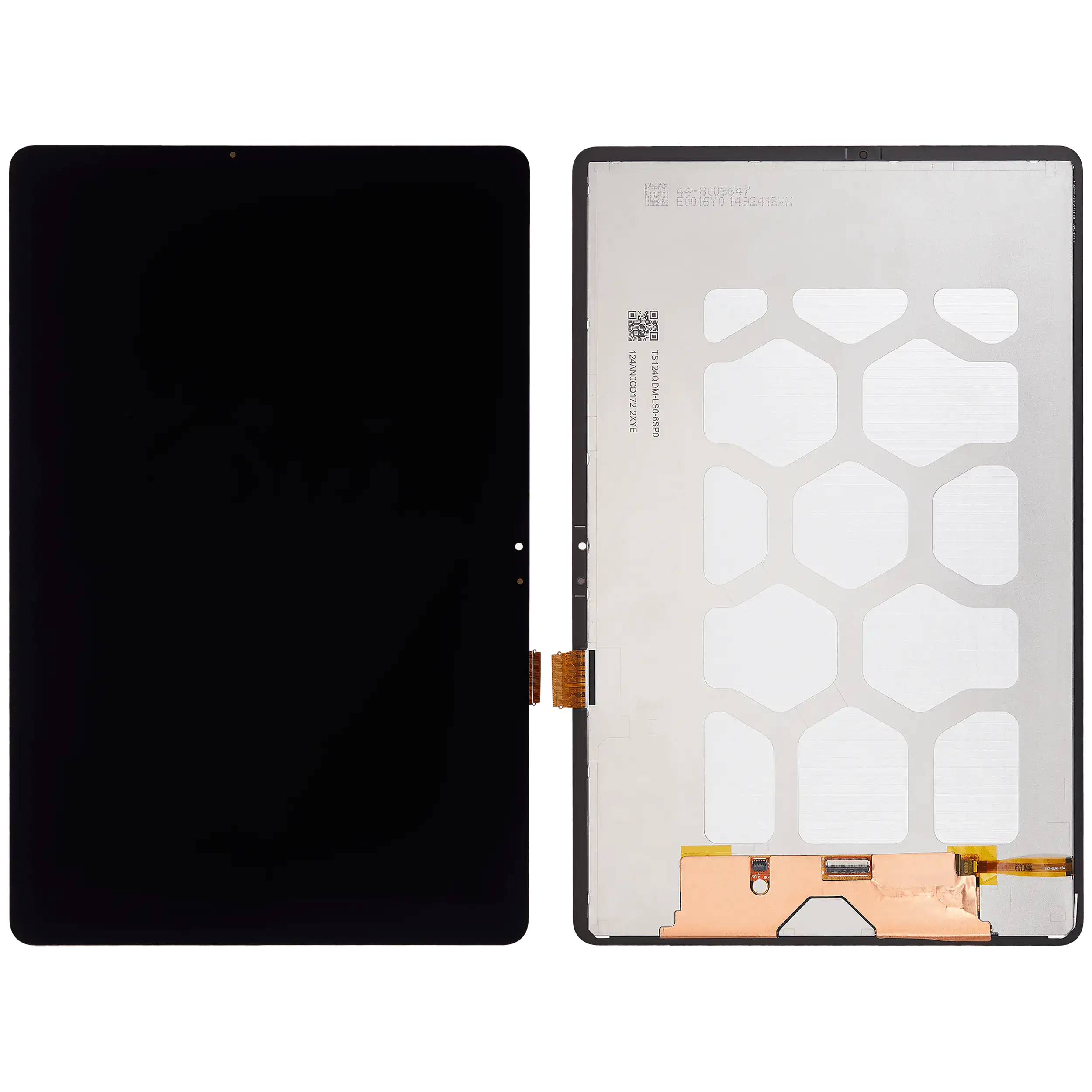 LCD Display ohne Rahmen für Samsung Galaxy Tab S7 FE 12.4"(T730 / T733 / T735 / T736) (2021) (Aftermarket) (Black (Schwarz)) – Bild 2