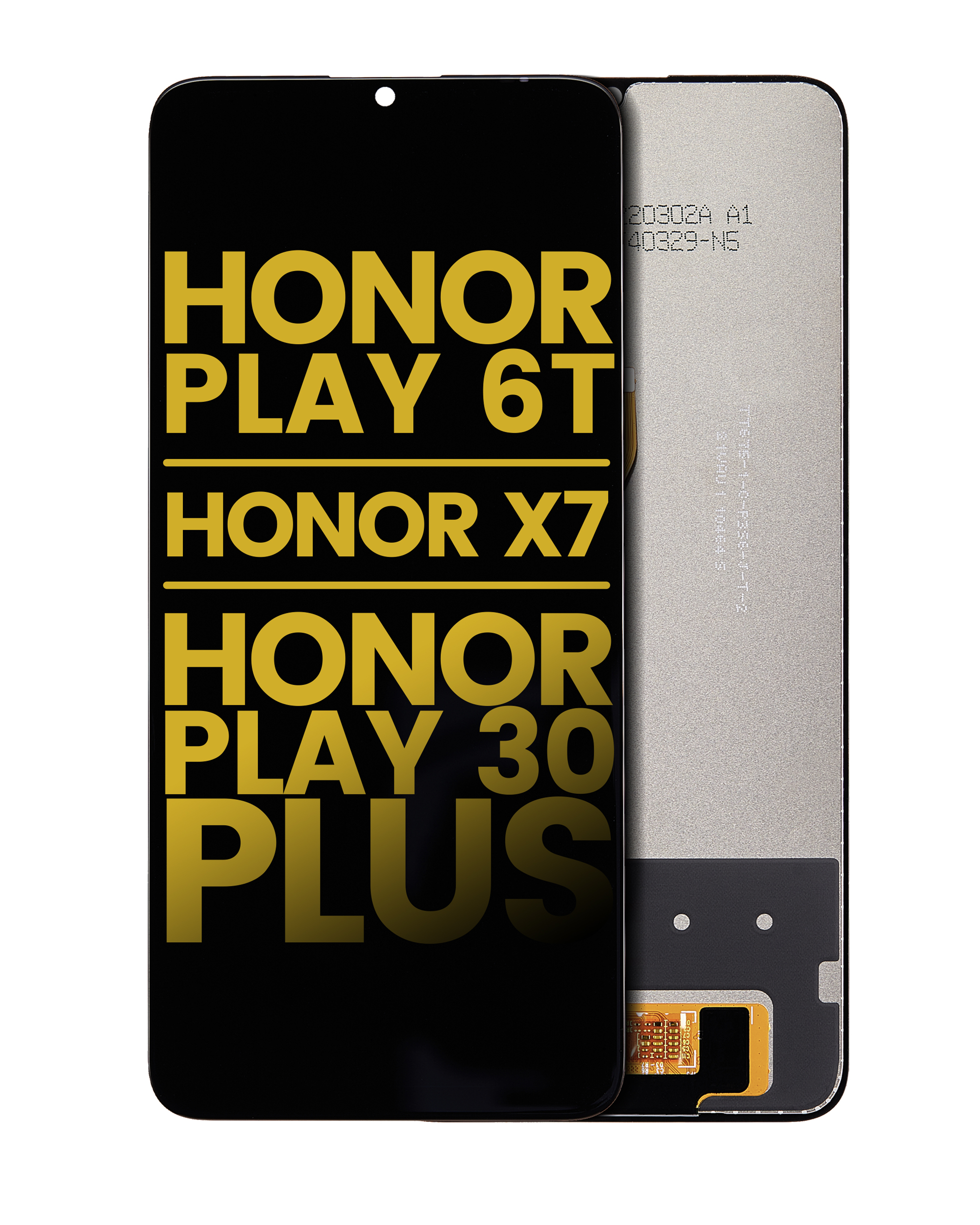 LCD Display mit Rahmen für Honor X60 / X9c Smart (professionell aufgearbeitet) (Black (Schwarz)) – Bild 2