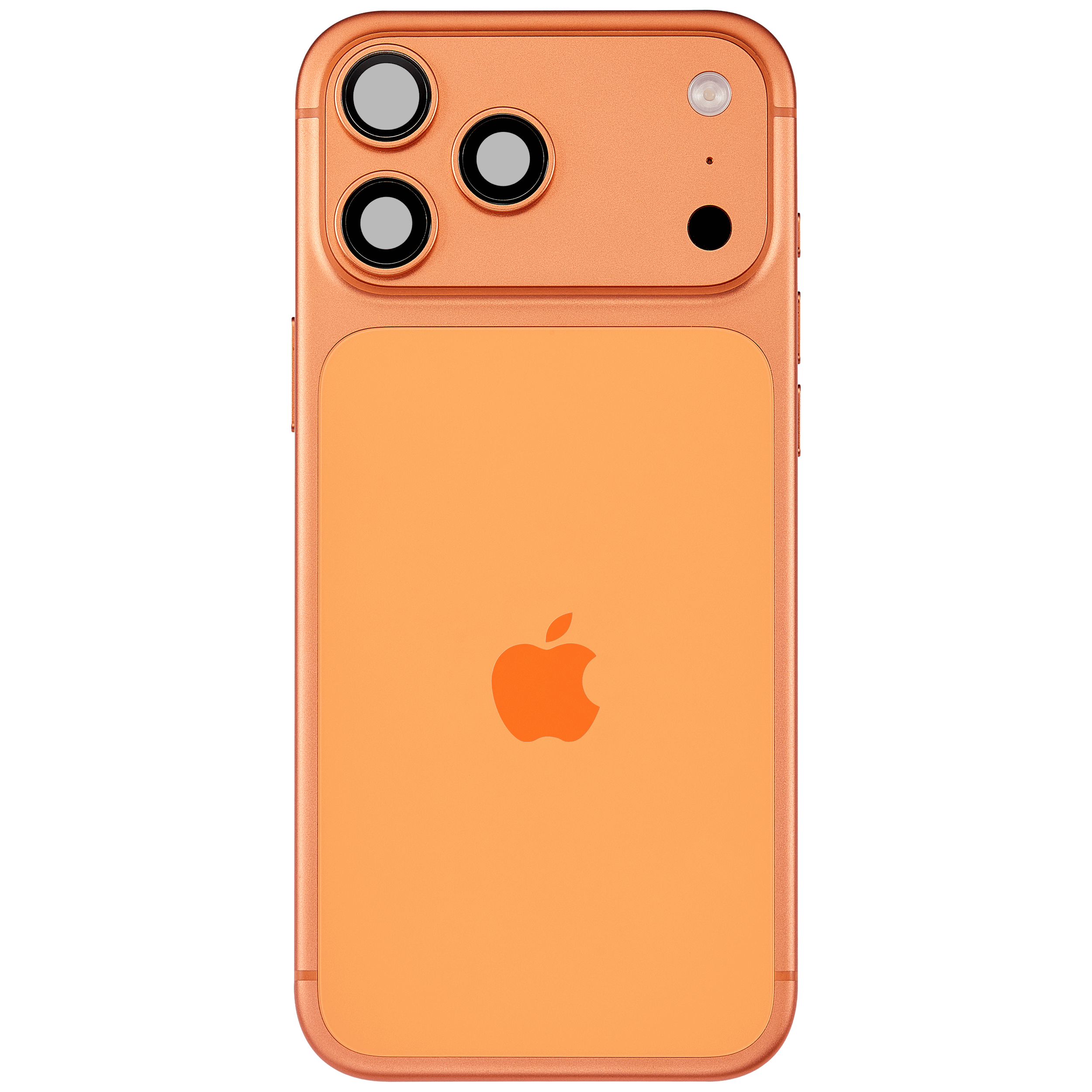 Rückgehäuse mit Ladebuchsen-Flex und Kleinteilen für iPhone 17 Pro Max (US-Version) (ausgebautes Originalteil: Grade B) (Cosmic Orange) – Bild 3