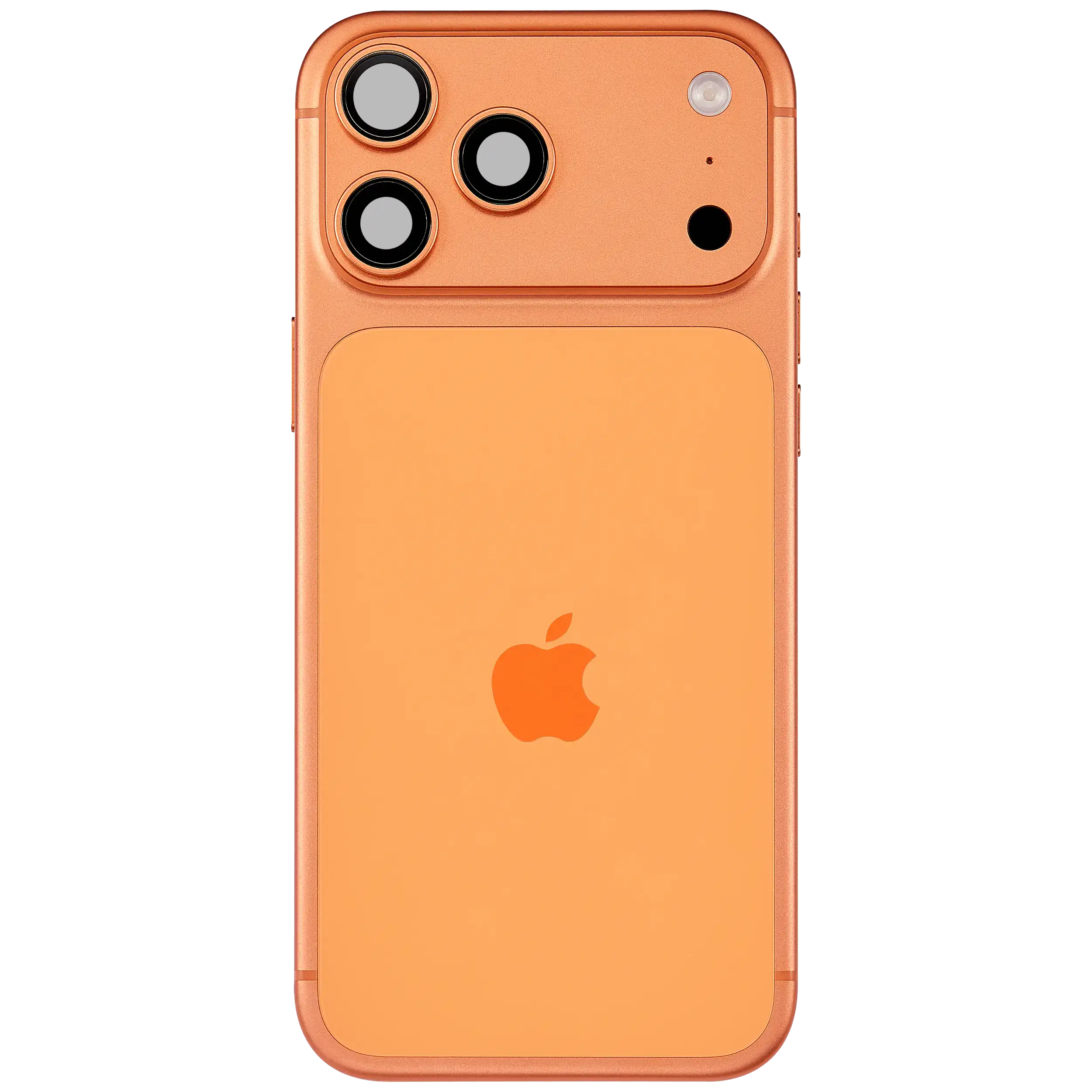 Rückgehäuse mit Ladebuchsen-Flex und Kleinteilen für iPhone 17 Pro Max (EU / globale Version) (ausgebautes Originalteil: Grade B) (Cosmic Orange) – Bild 3