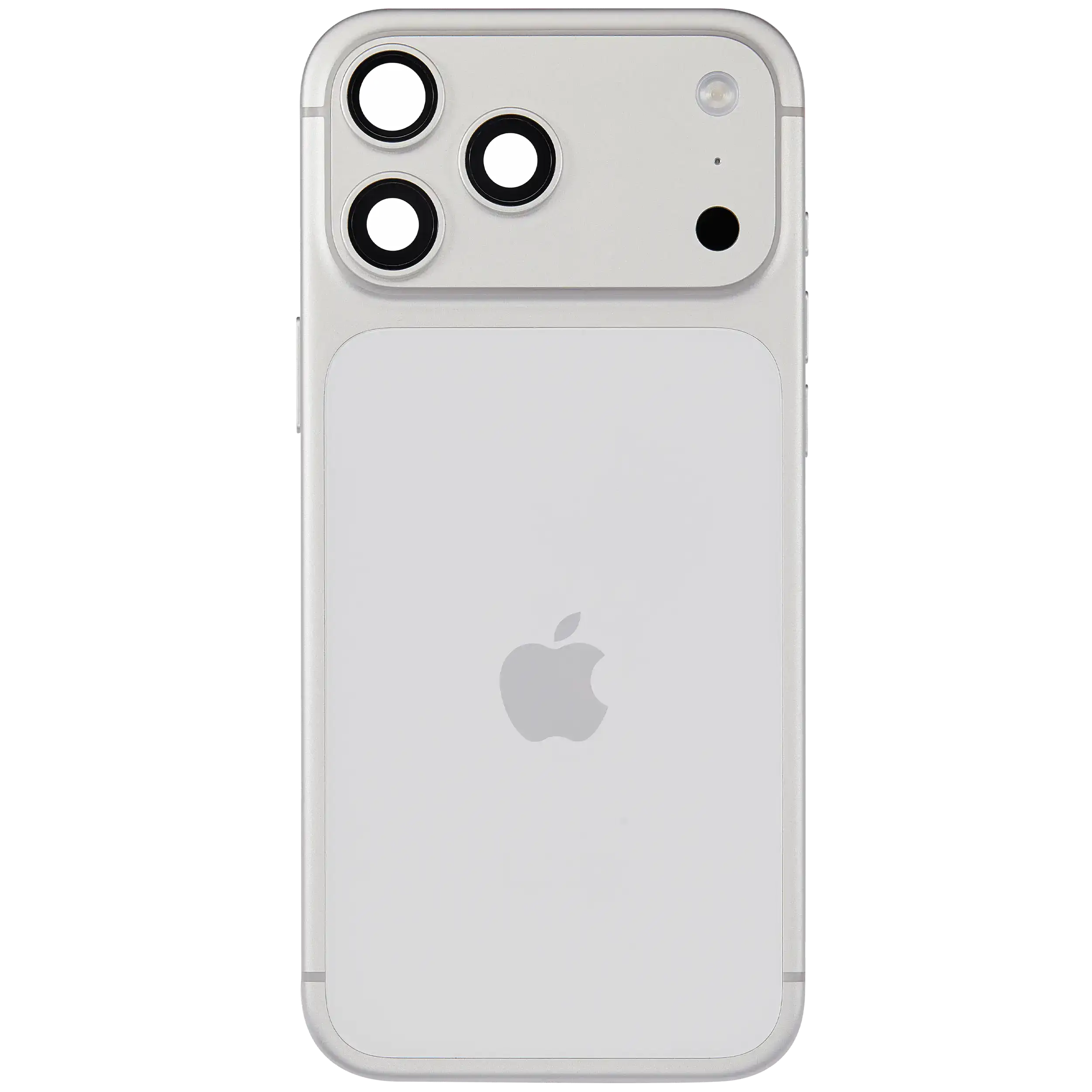 Rückgehäuse mit Ladebuchsen-Flex und Kleinteilen für iPhone 17 Pro Max (EU / globale Version) (ausgebautes Originalteil: Grade C) (Silver (Silber)) – Bild 3