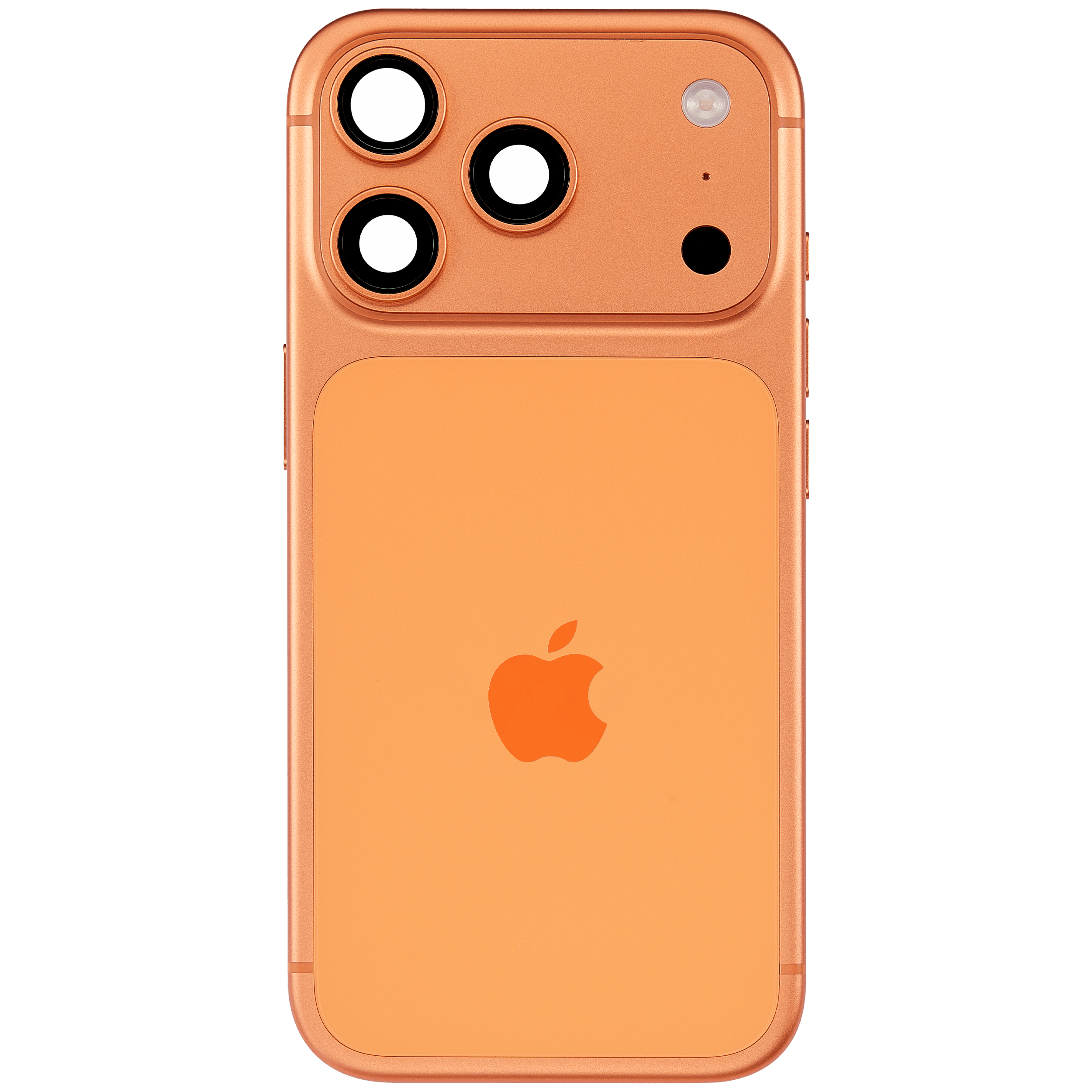 Rückgehäuse mit Ladebuchsen-Flex und Kleinteilen für iPhone 17 Pro (US-Version) (ausgebautes Originalteil: Grade B) (Cosmic Orange) – Bild 3