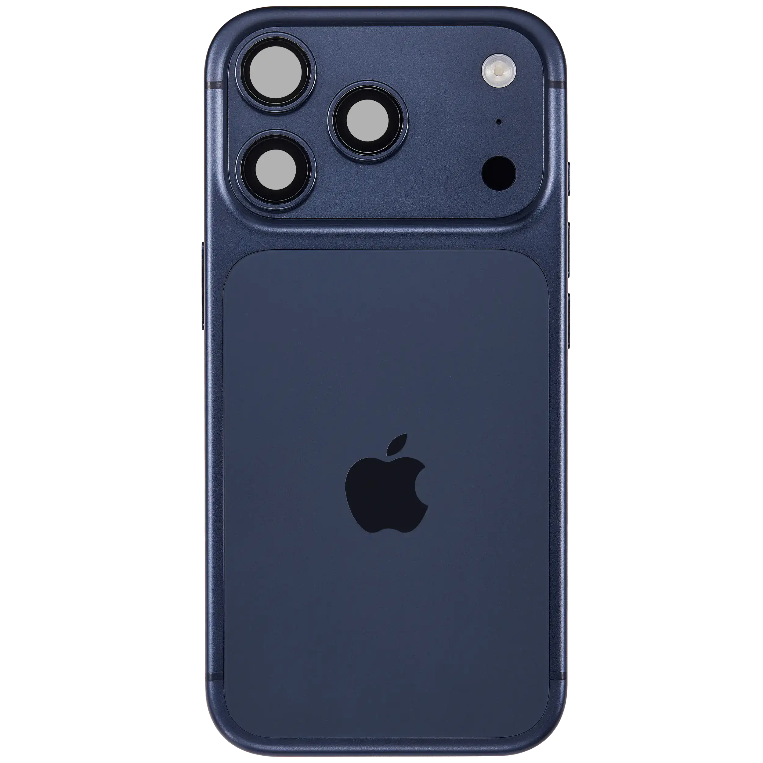 Rückgehäuse mit Ladebuchsen-Flex und Kleinteilen für iPhone 17 Pro (EU / globale Version) (ausgebautes Originalteil: Grade C) (Deep Blue) – Bild 3