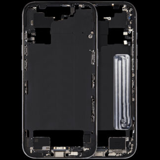 Mittelrahmen mit Ladebuchsen-Flex und Kleinteilen für iPhone Air (US / EU Version) (ausgebautes Originalteil: Grade B) (Sky Blue)