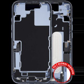 Mittelrahmen mit Ladebuchsen-Flex und Kleinteilen für iPhone 17 (EU / globale Version) (ausgebautes Originalteil: Grade B) (Mist Blue)