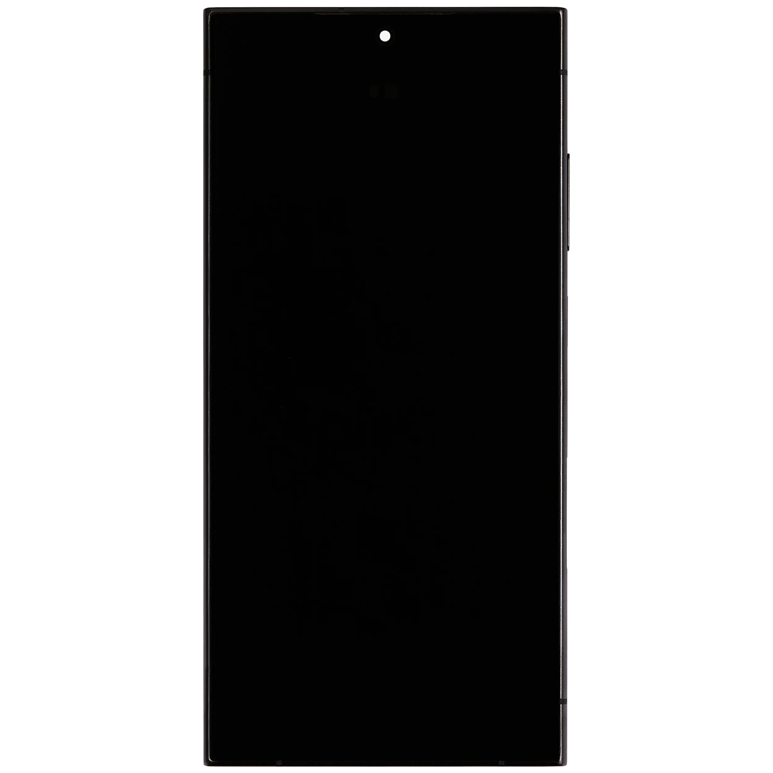 OLED Display mit Rahmen für Samsung Galaxy S24 Ultra (US & International Version) (Aftermarket Pro) (120Hz) (Titanium Black) – Bild 4