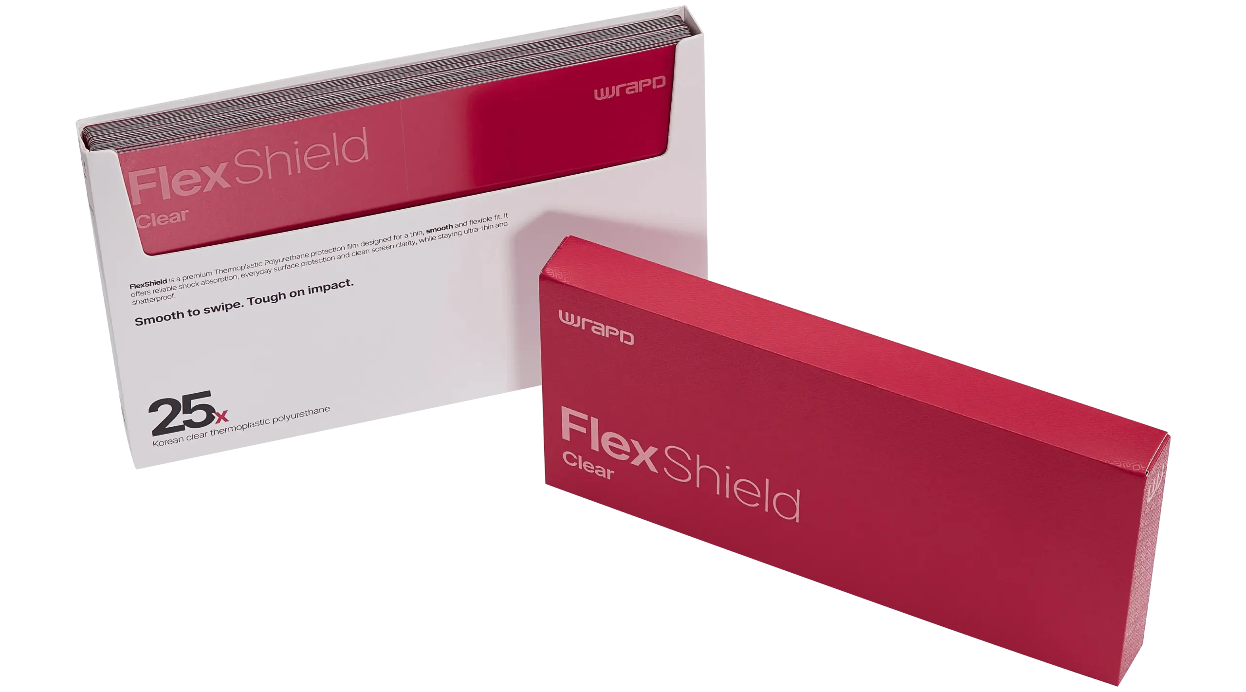 Wrapd FlexShield - TPU Display Protector Film (25er-Pack) (Clear (Transparent)) – Bild 4