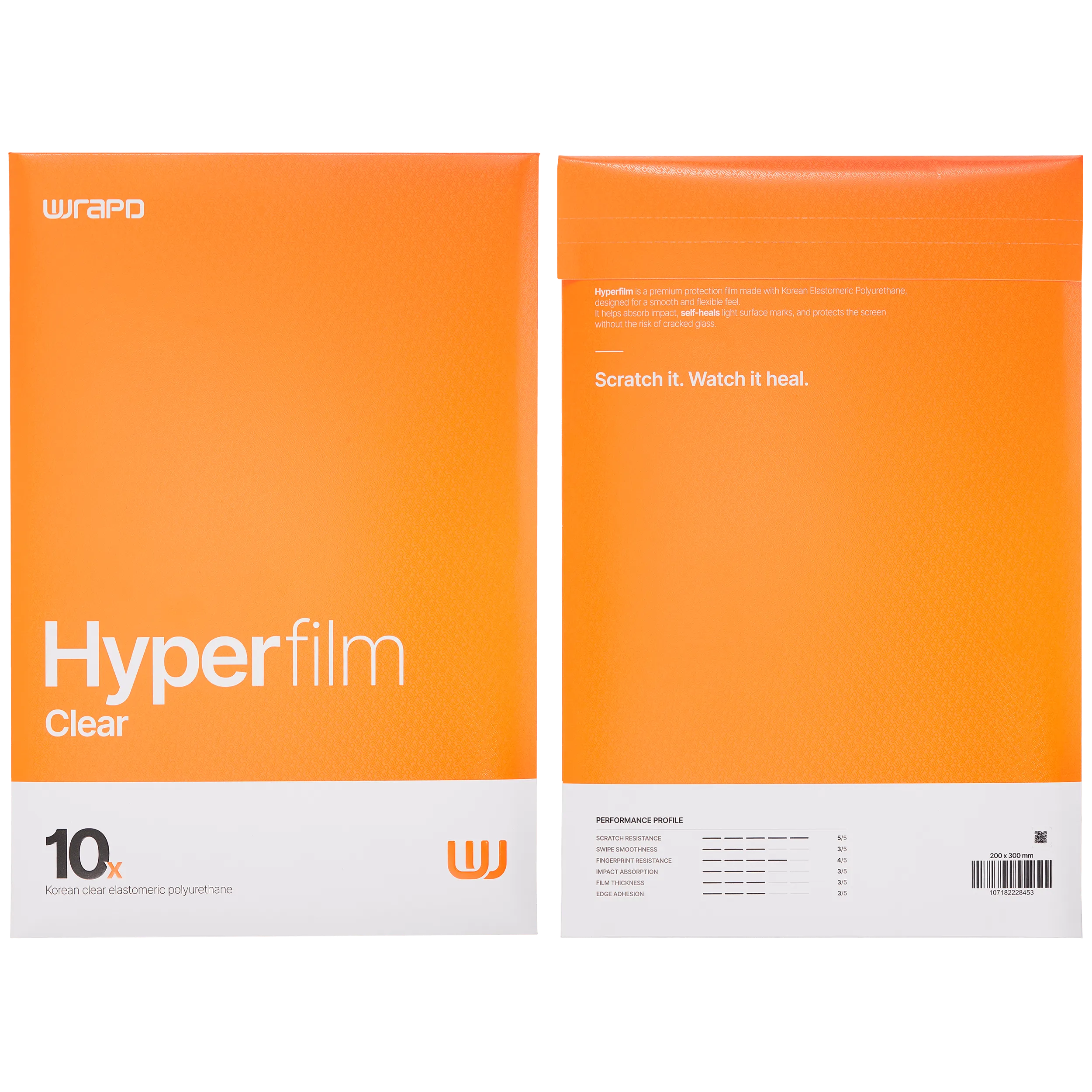 Wrapd HyperFilm - EPU Tablet Display Protector Film 11" (10er-Pack) (Clear (Transparent)) – Bild 2