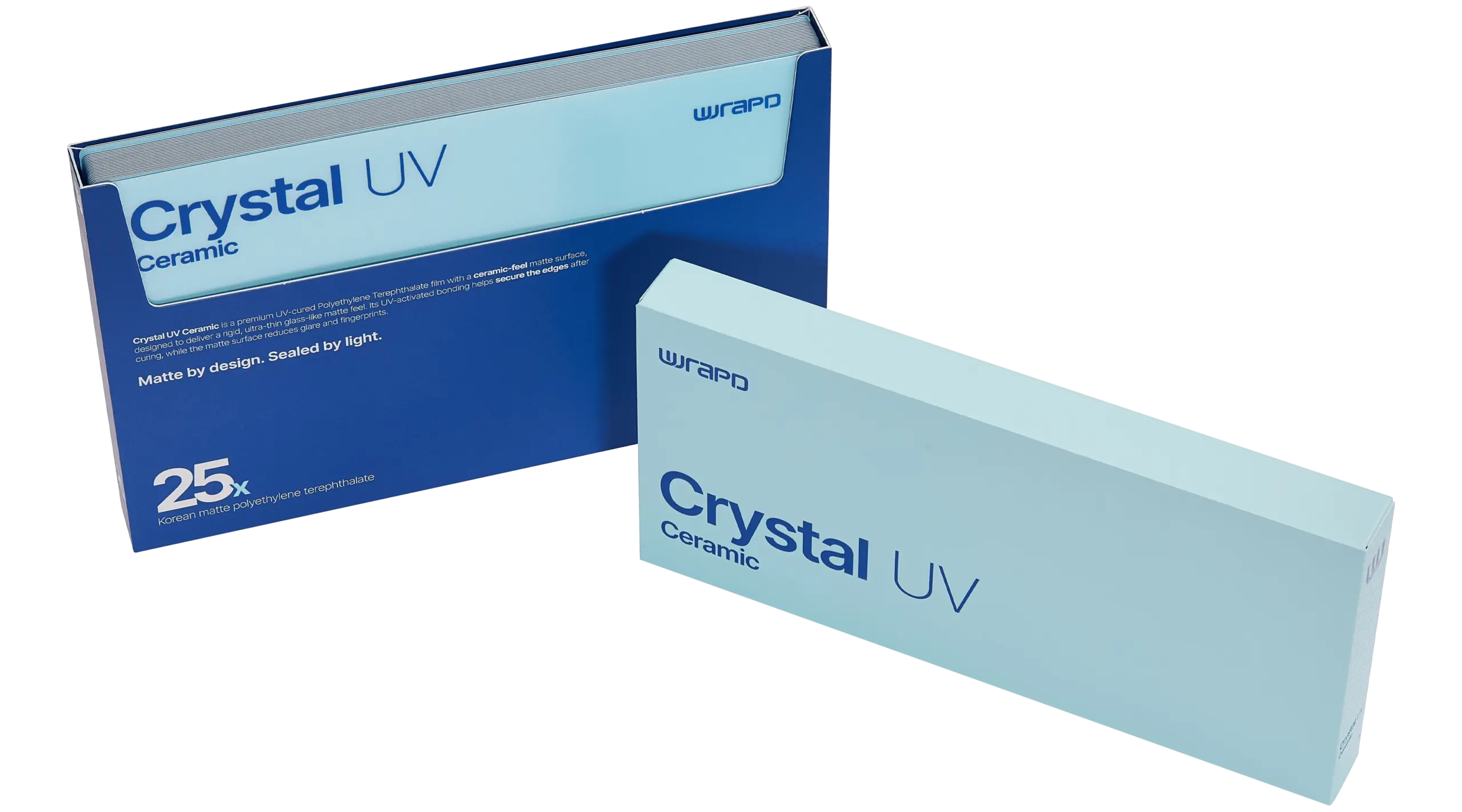 Wrapd Crystal UV - UV PET Display Protector Film (25er-Pack) (Matte) – Bild 4