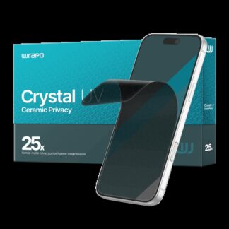 Wrapd Crystal UV - UV PET Display Protector Film (25er-Pack) (Matte Privacy)