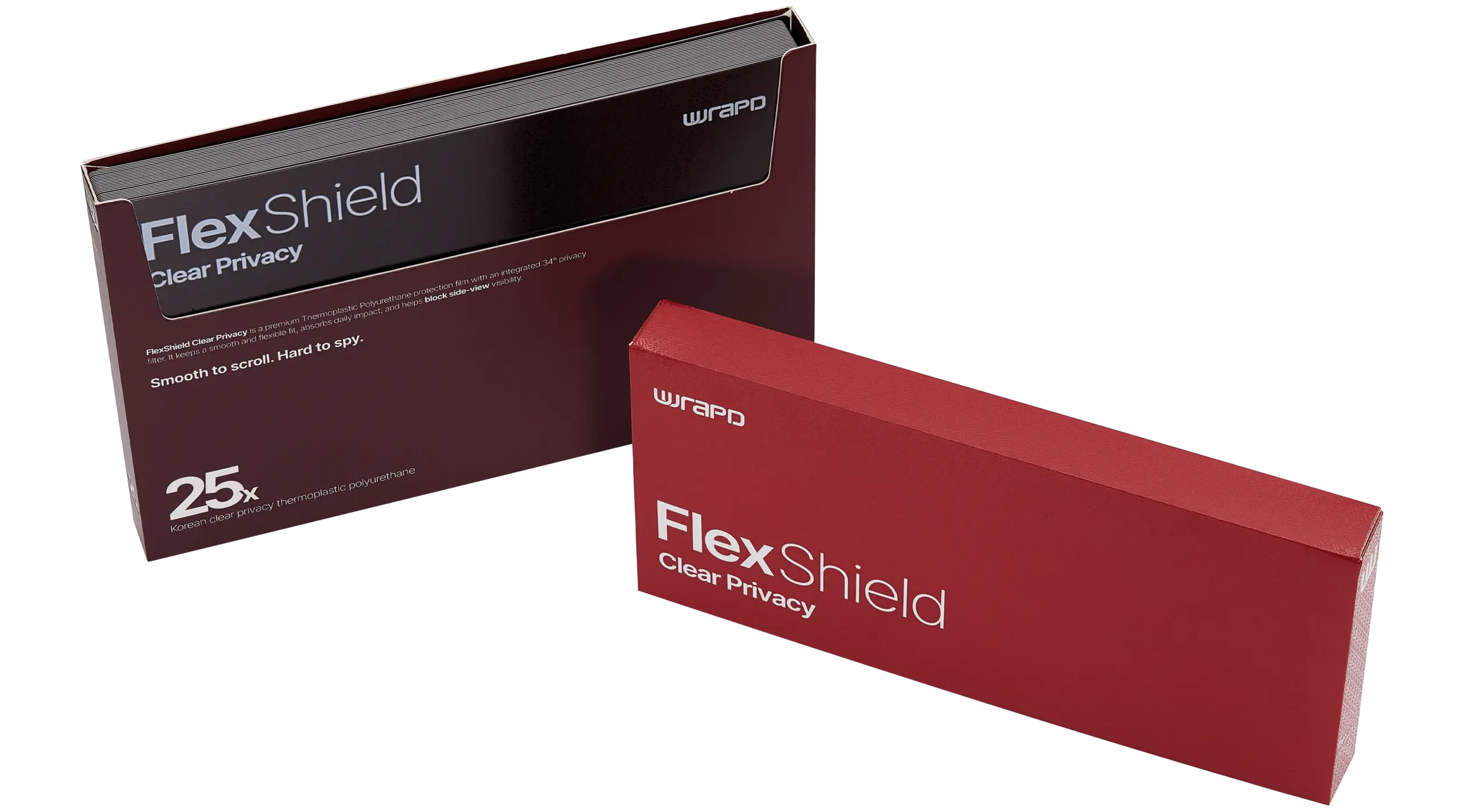 Wrapd FlexShield - TPU Display Protector Film (25er-Pack) (Clear Privacy) – Bild 4