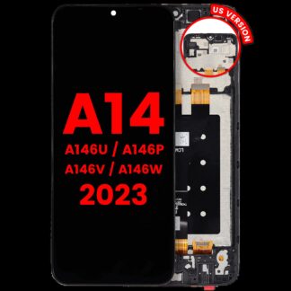 LCD Display mit Rahmen für Samsung Galaxy A14 5G (A146U / A146P / A146V / A146W / 2023) (US-Version) (Aftermarket Plus)