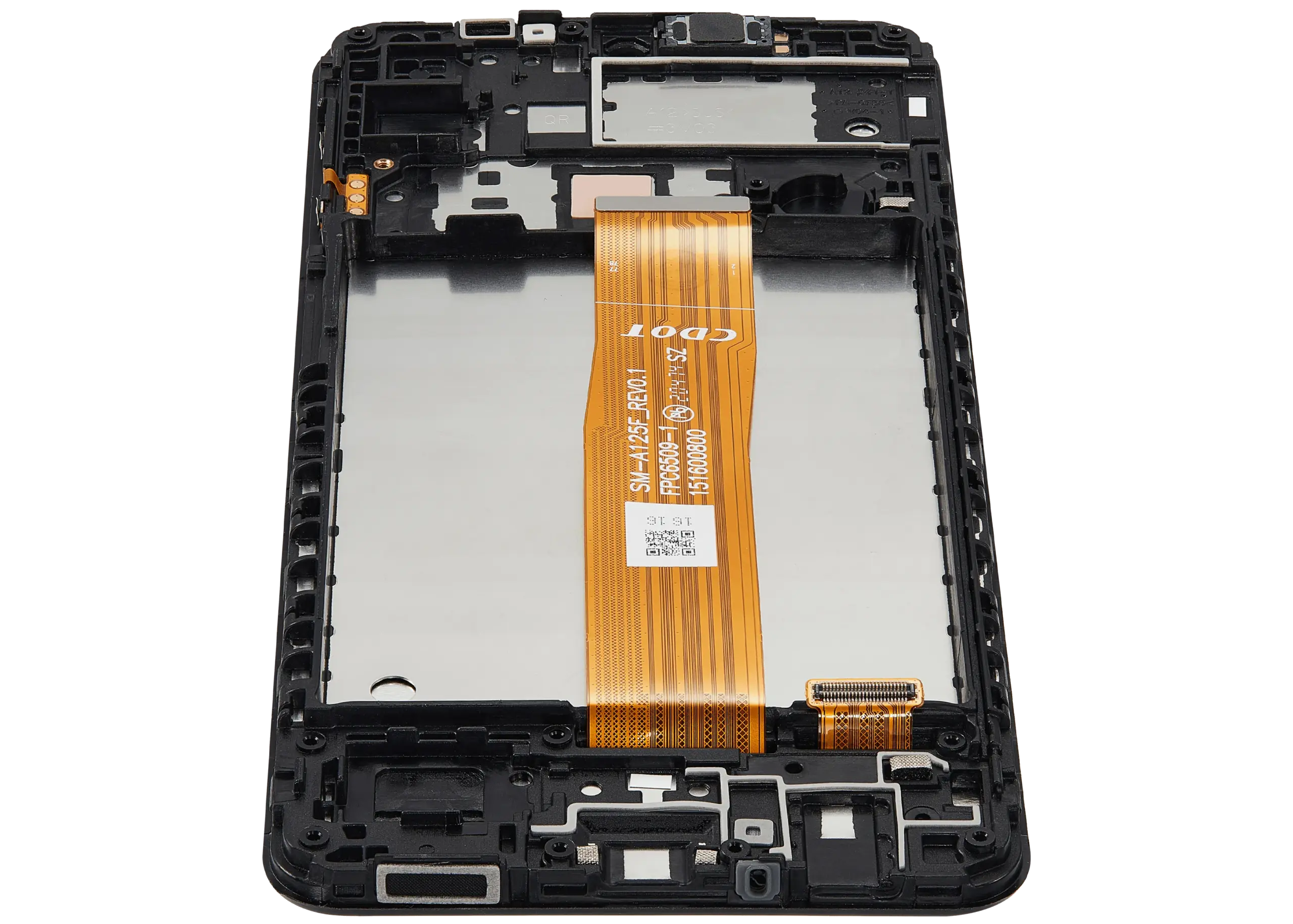 LCD Display mit Rahmen für Samsung Galaxy A12 (A125 / 2020) (Aftermarket Plus) – Bild 2