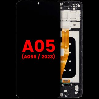 LCD Display mit Rahmen für Samsung Galaxy A05 (A055 / 2023) (Aftermarket Plus)