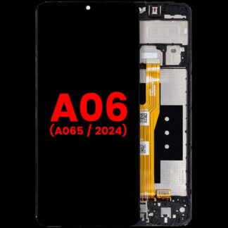 LCD Display mit Rahmen für Samsung Galaxy A06 (A065 / 2024) (Aftermarket Plus)