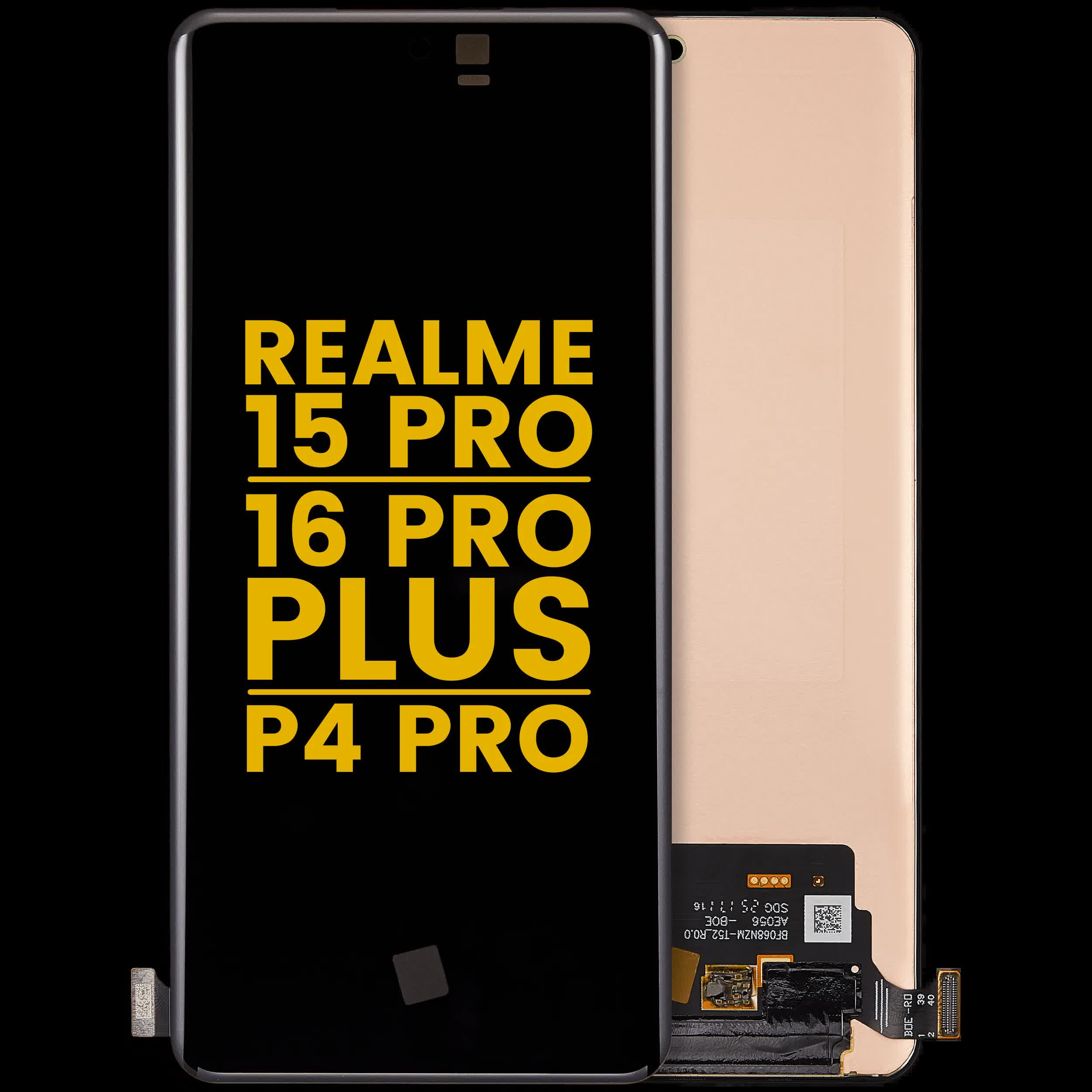 OLED Display ohne Rahmen für Realme 15 Pro / 16 Pro+ / P4 Pro (professionell aufgearbeitet)