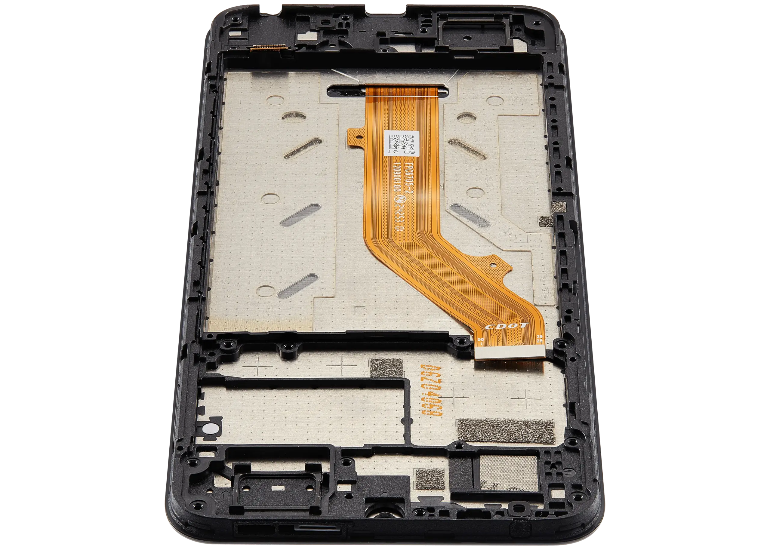 LCD Display mit Rahmen für TCL 40 SE (T610K) (professionell aufgearbeitet) – Bild 3