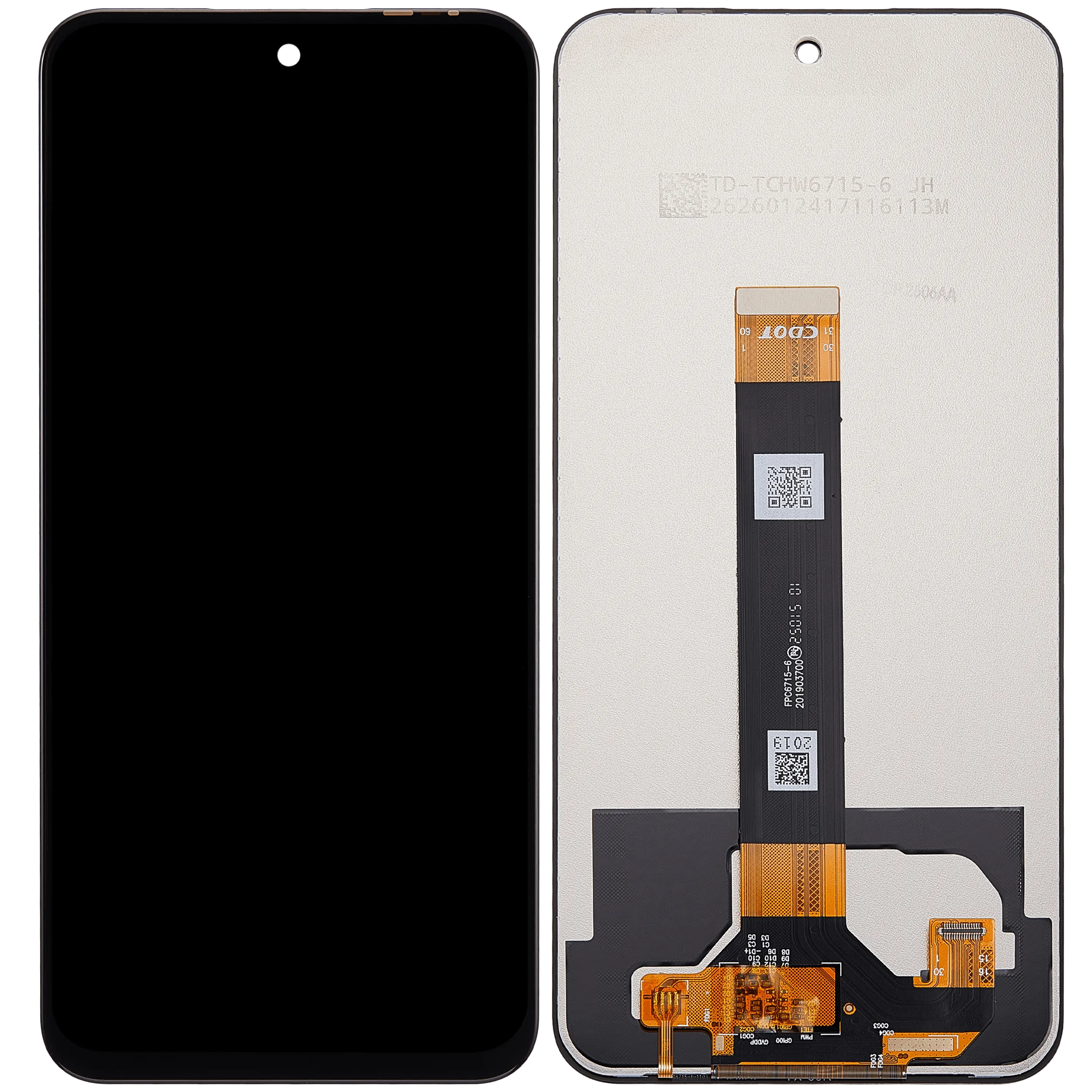 LCD Display ohne Rahmen für TCL 60 SE (T517H) / 60R (T519H) (Aftermarket Plus) – Bild 3