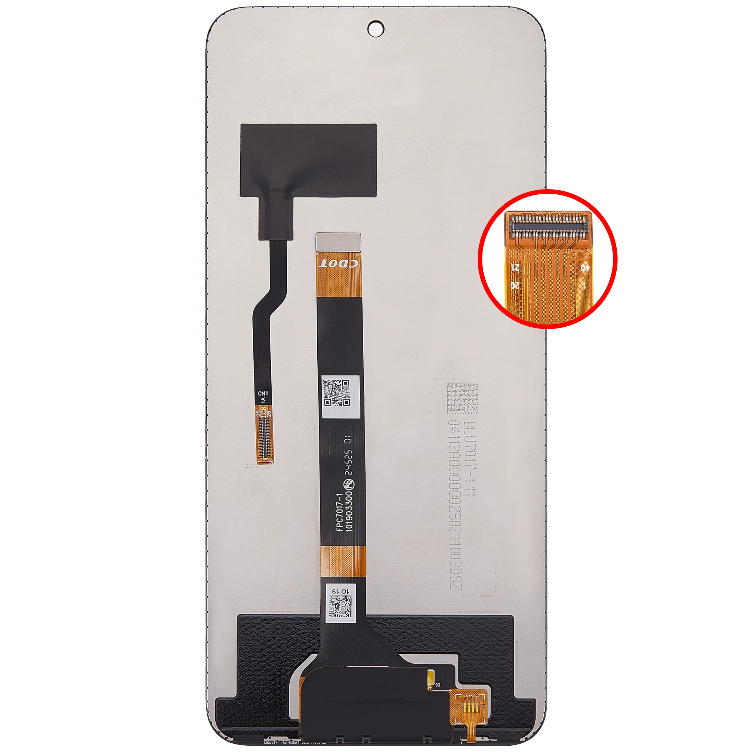 LCD Display ohne Rahmen für TCL NxtPaper 60 Ultra (T951K / T951P) (professionell aufgearbeitet) – Bild 2
