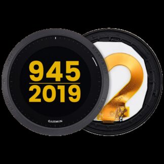 LCD Display mit Rahmen für Garmin Forerunner 945 (2019) (White (Weiß)) (Premium)