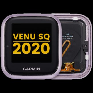 LCD Display mit Rahmen für Garmin Venu SQ (2020) (Premium) (Orchid)
