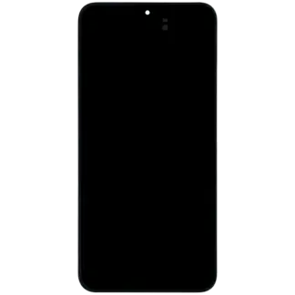 OLED Display mit Rahmen für Samsung Galaxy S22 Plus 5G (US & International) (Service Pack) (Graphite)