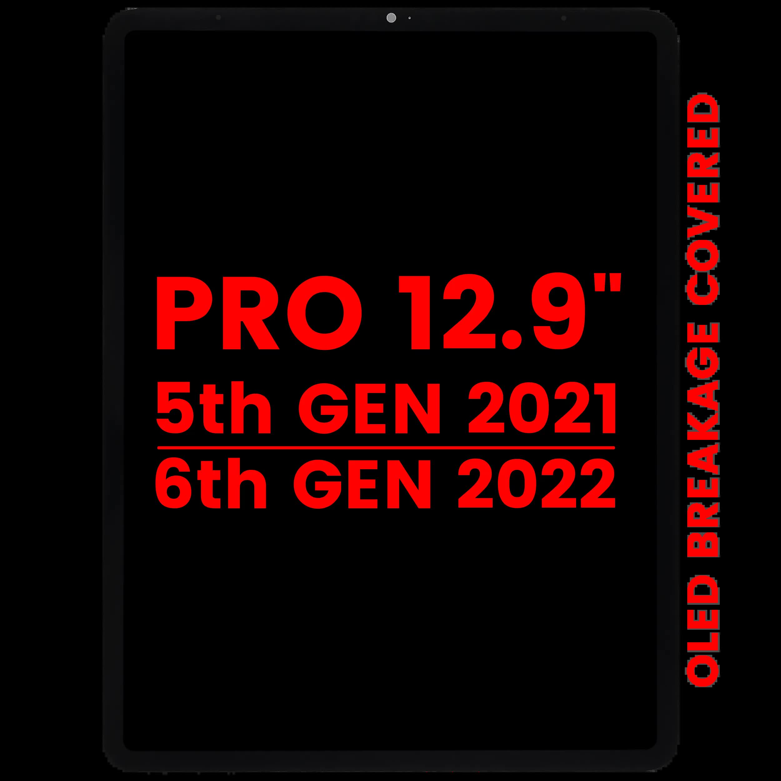 LCD Display mit Touchscreen-Digitizer für IPad Pro 12.9" 5th Gen (2021) / Pro 12.9" 6th Gen (2022)(Aftermarket Pro: XO7)