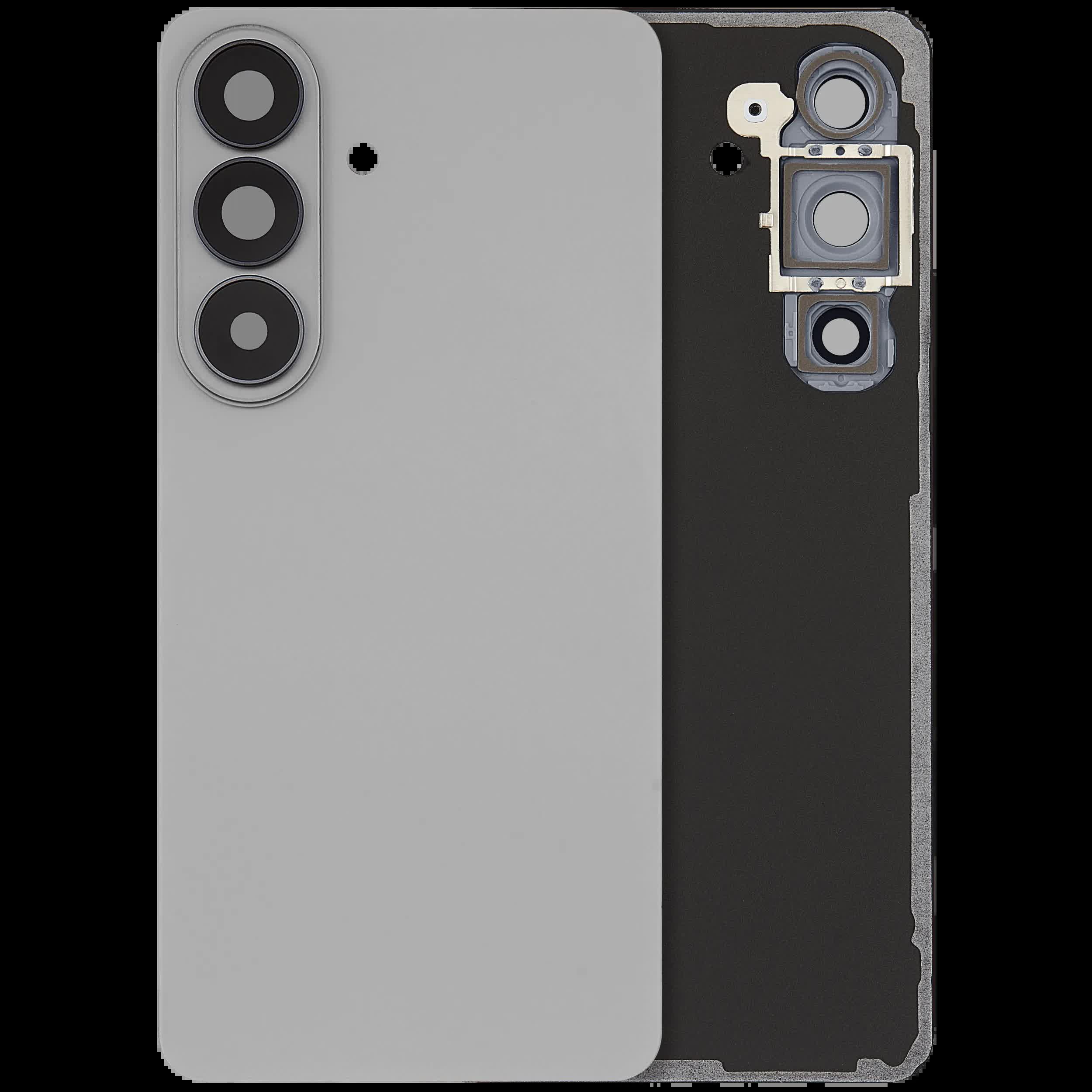 Rückdeckelglas mit Kameraglas für Samsung Galaxy S26 (Aftermarket Plus) (Silver Shadow)
