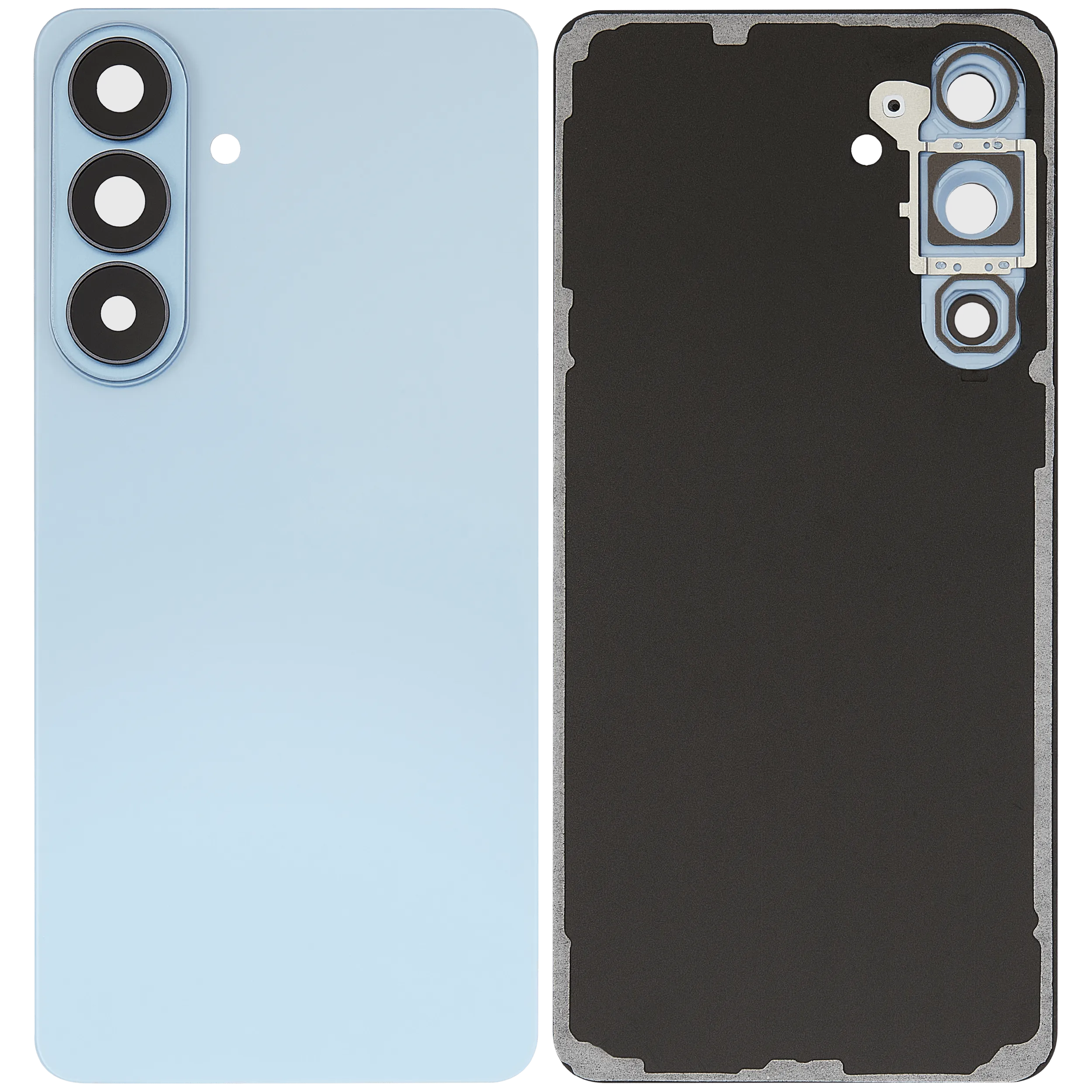 Rückdeckelglas mit Kameraglas für Samsung Galaxy S26 Plus (Aftermarket Plus) (Sky Blue) – Bild 3