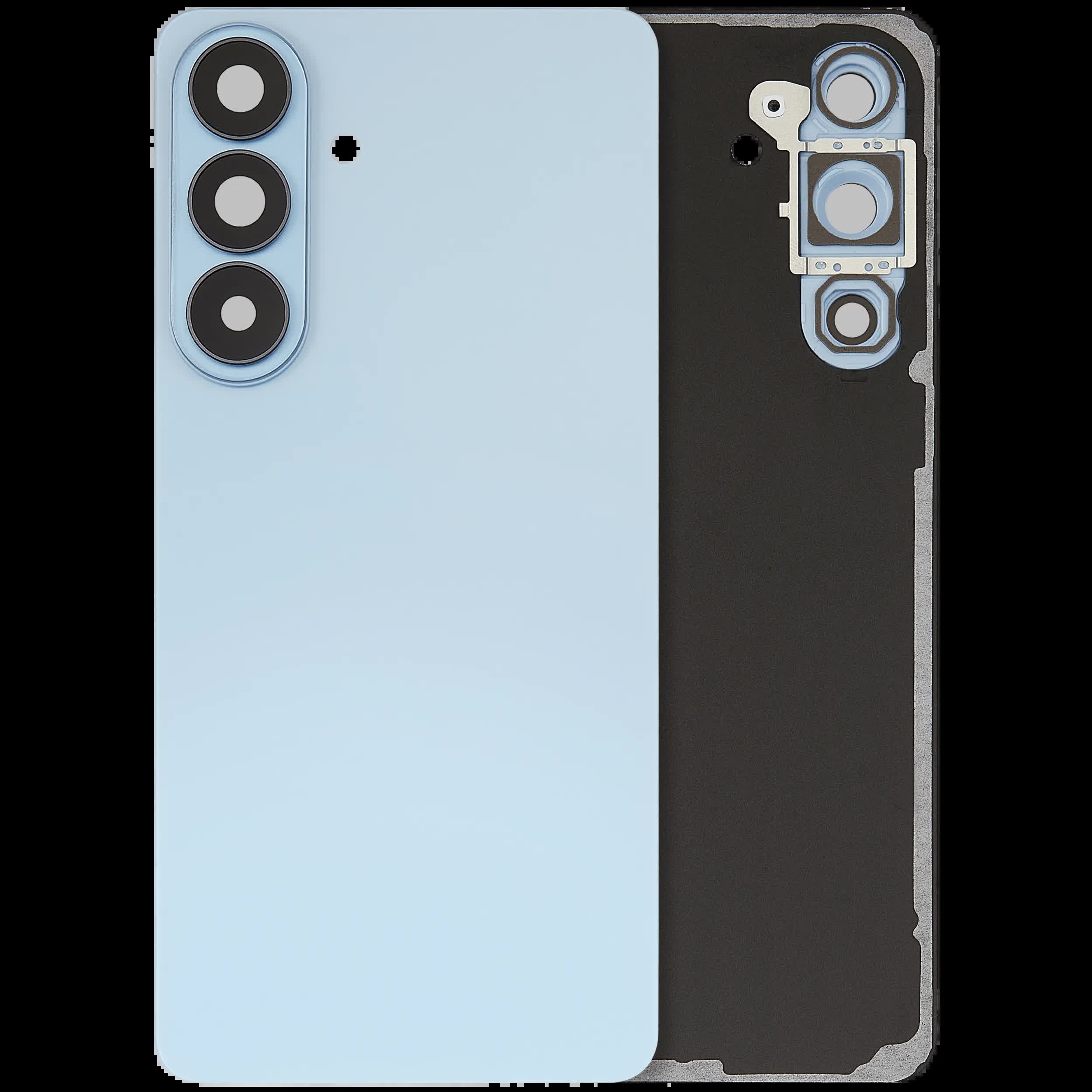 Rückdeckelglas mit Kameraglas für Samsung Galaxy S26 Plus (Aftermarket Plus) (Sky Blue)