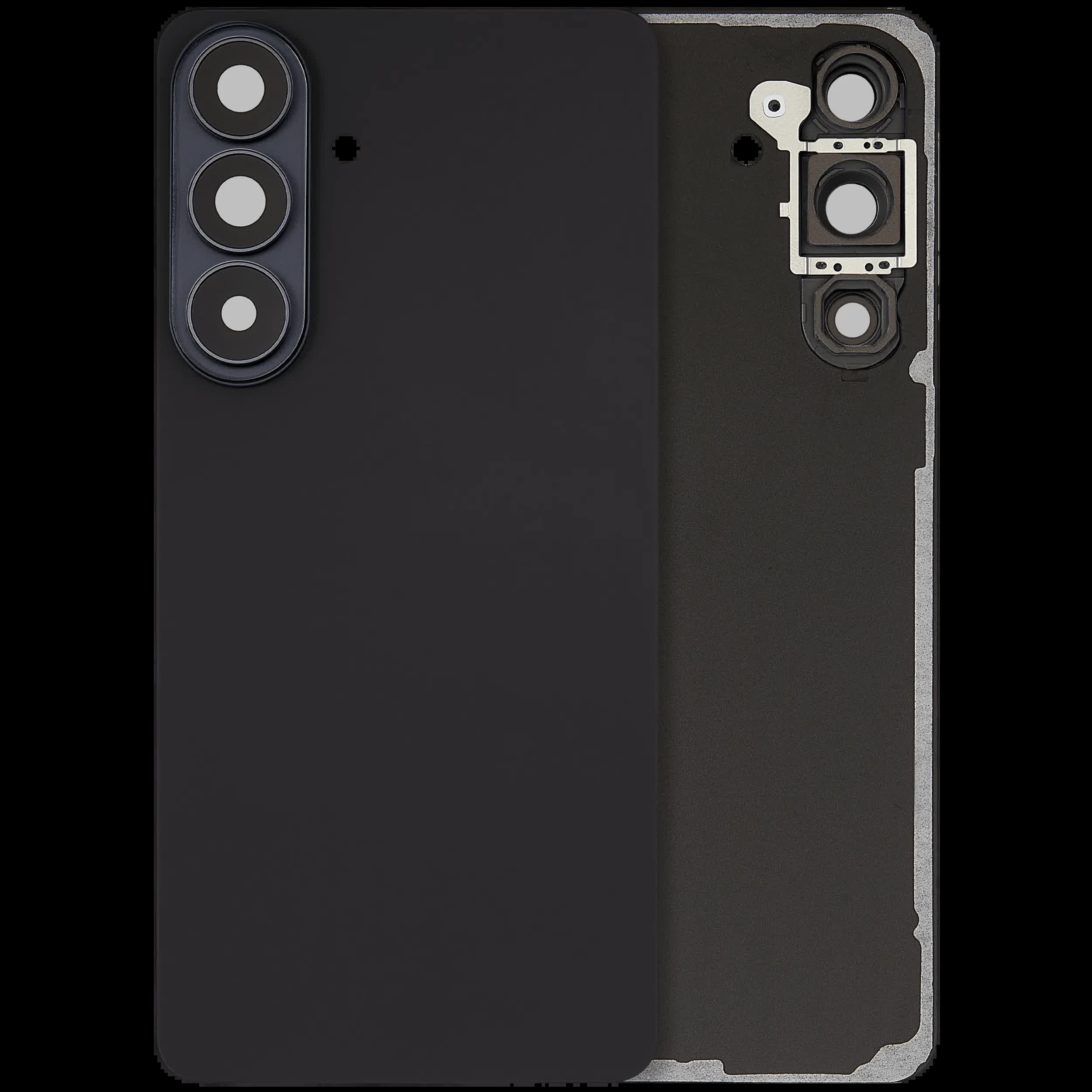 Rückdeckelglas mit Kameraglas für Samsung Galaxy S26 Plus (Aftermarket Plus) (Black (Schwarz))