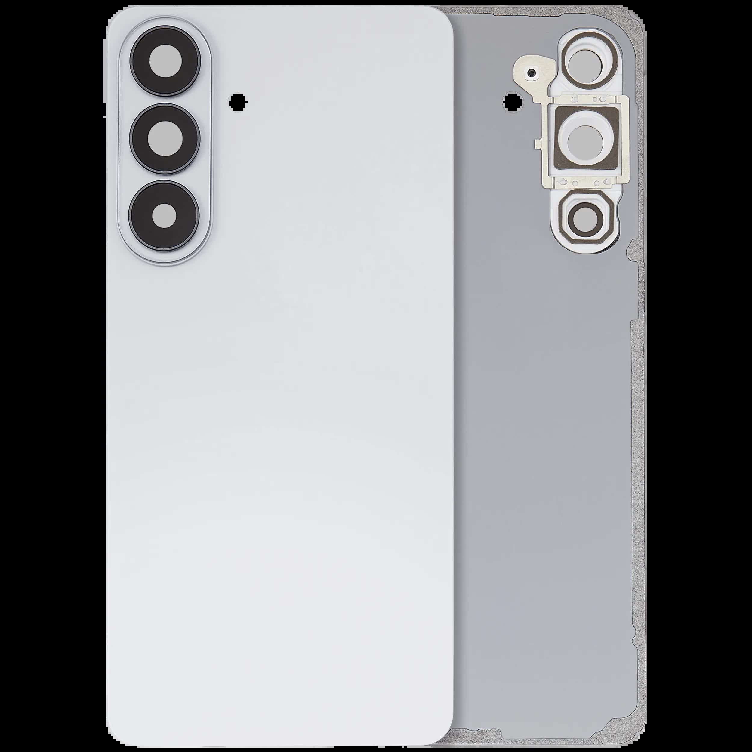 Rückdeckelglas mit Kameraglas für Samsung Galaxy S26 Plus (Aftermarket Plus) (White (Weiß))