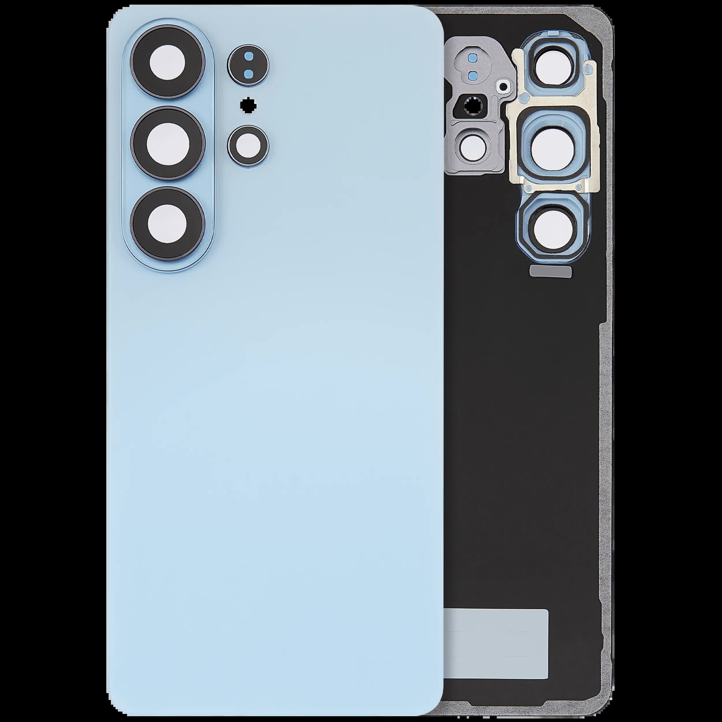 Rückdeckelglas mit Kameraglas für Samsung Galaxy S26 Ultra (Aftermarket Plus) (Sky Blue)