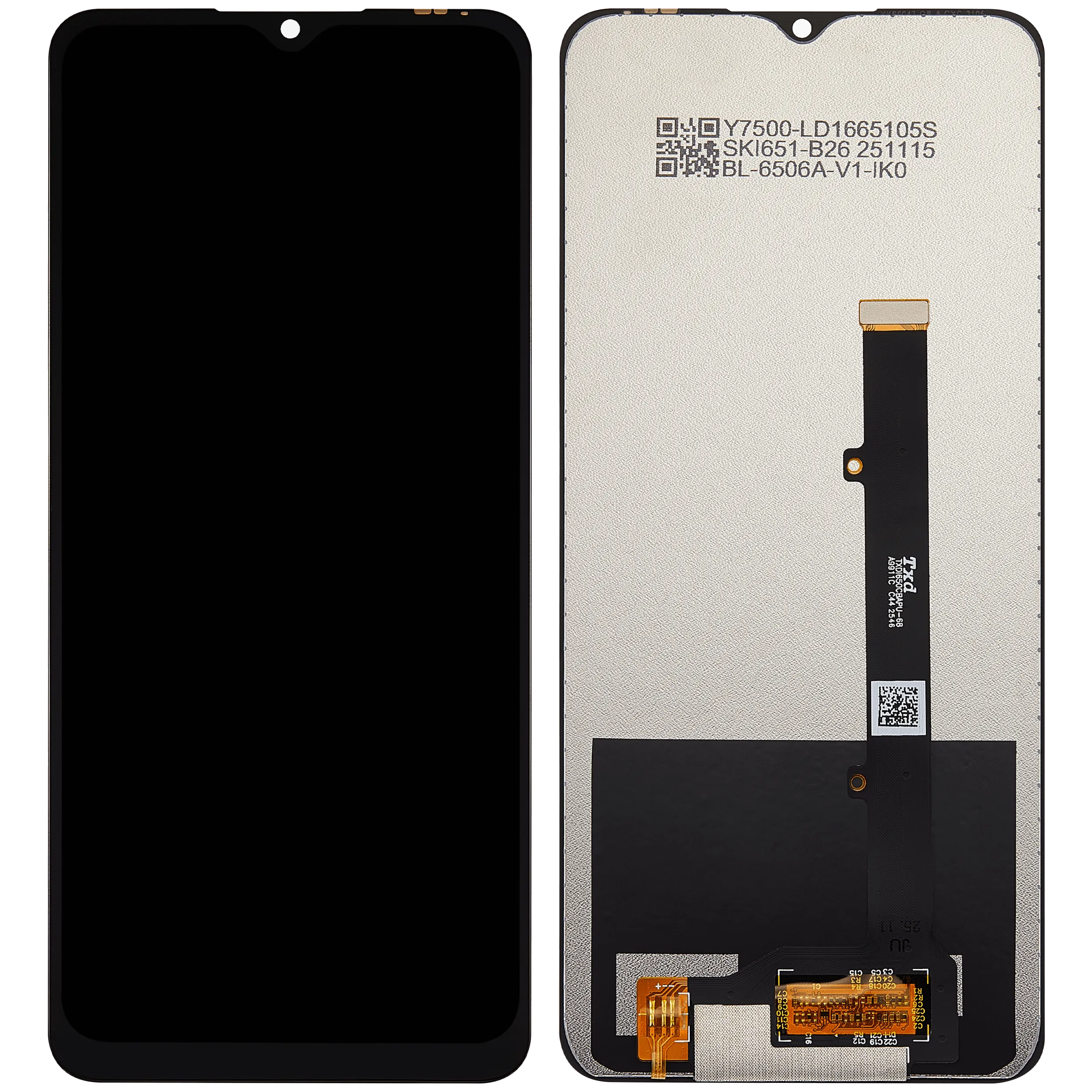 LCD Display ohne Rahmen für ZTE Blade A53 Pro 4G (Aftermarket Plus) – Bild 4