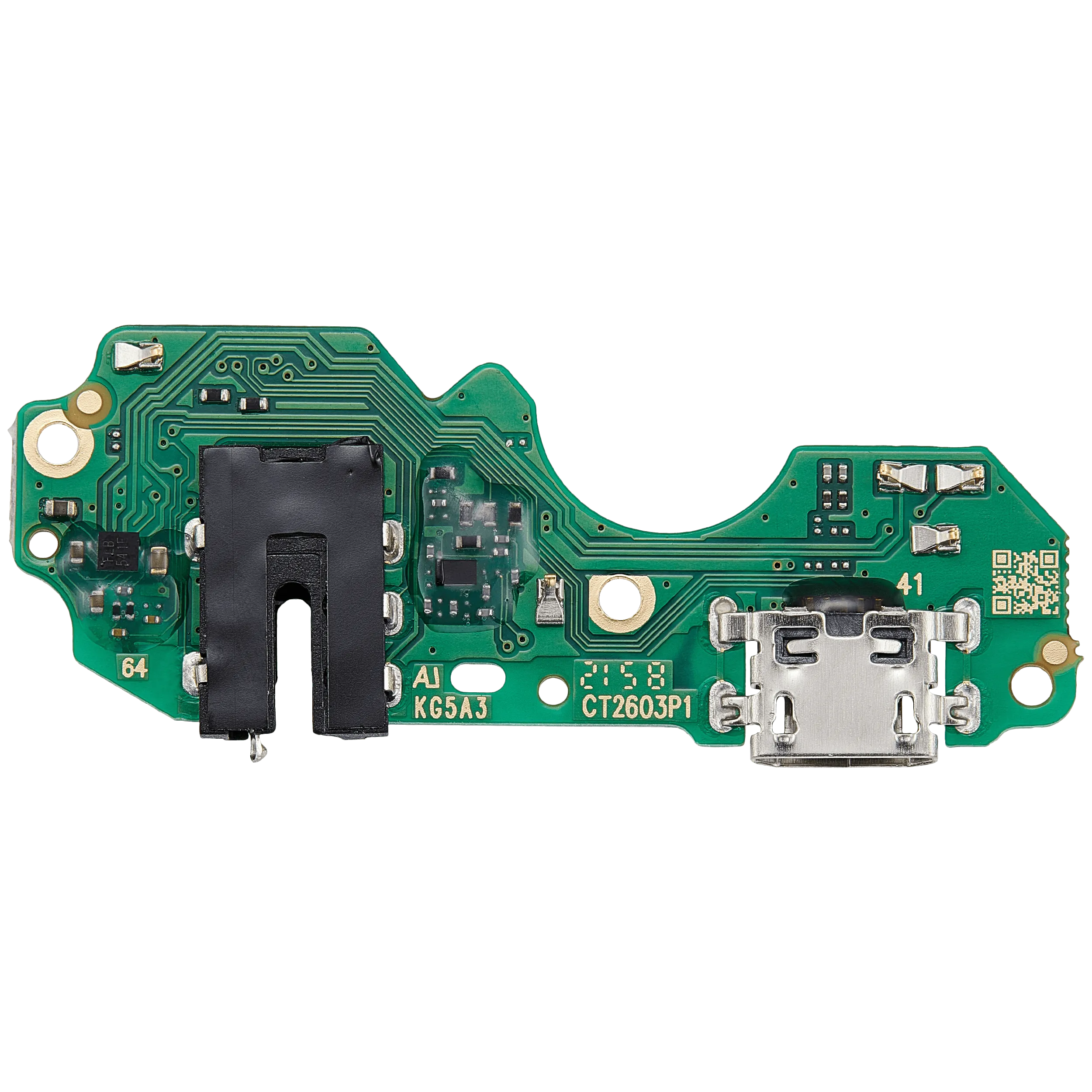 Ladebuchse mit Vibrator und Kopfhörerbuchse für Infinix Smart 6 HD (X6512) (Aftermarket Plus) – Bild 2