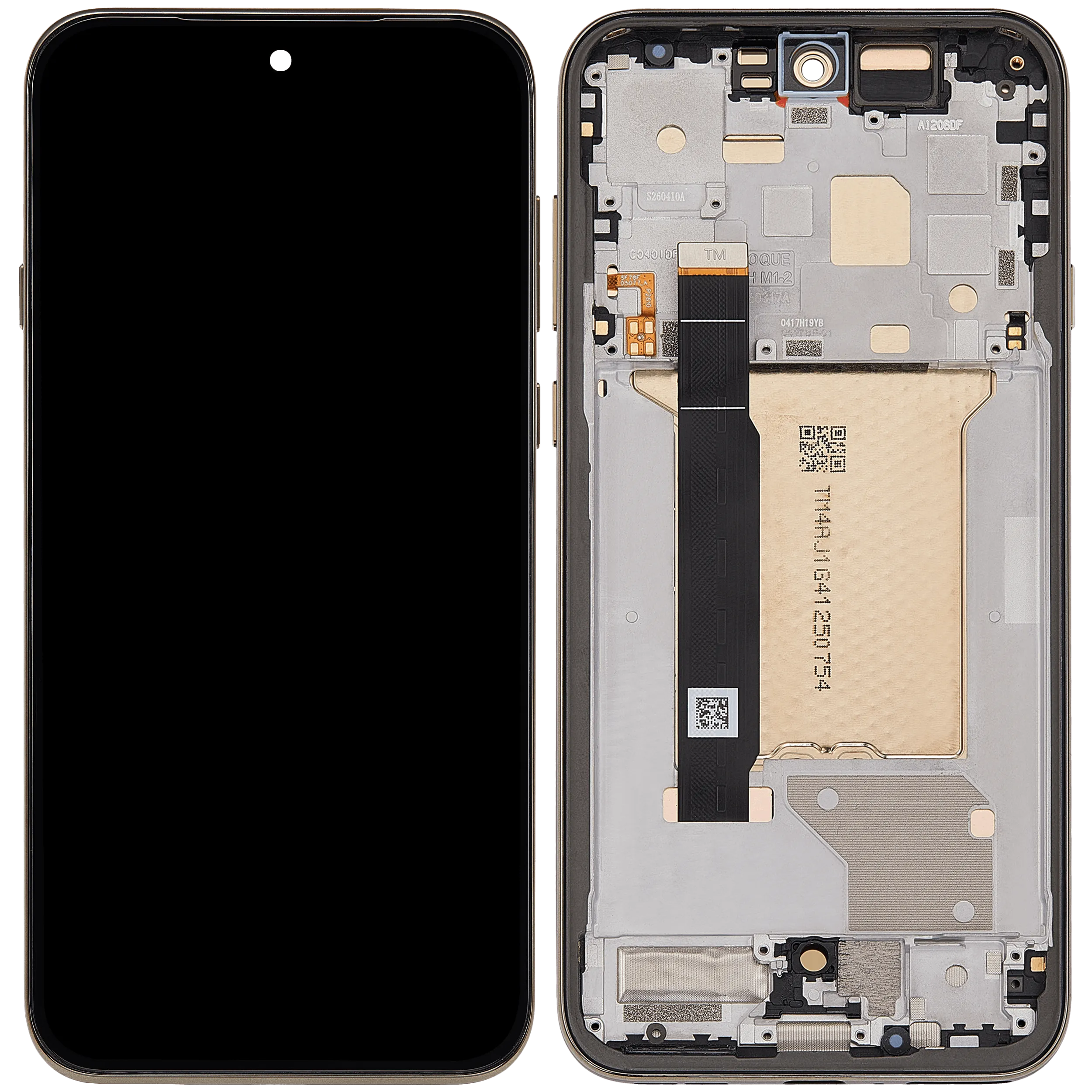 OLED Display mit Rahmen für Motorola Edge (XT2609 / 2026) (professionell aufgearbeitet) (Martini Olive) – Bild 2