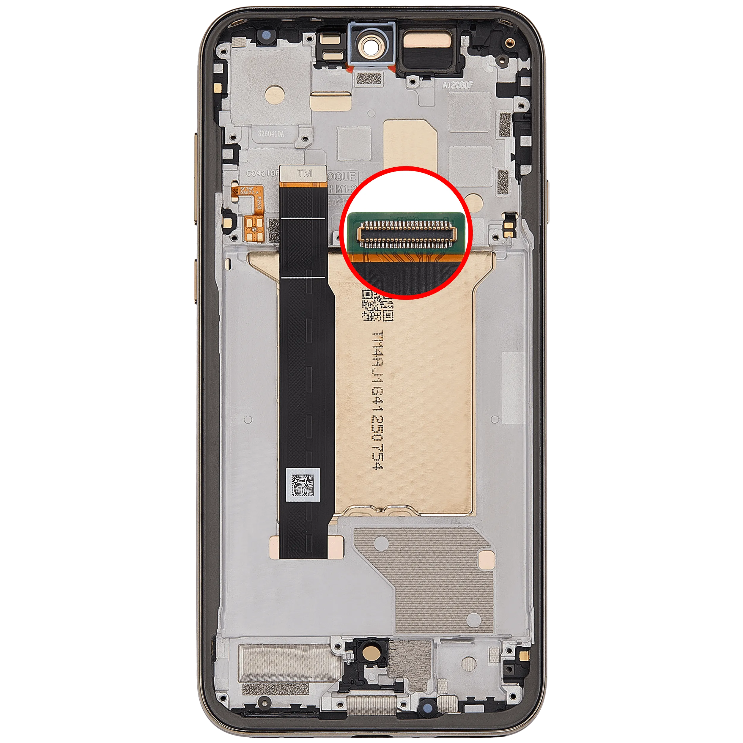 OLED Display mit Rahmen für Motorola Edge (XT2609 / 2026) (professionell aufgearbeitet) (Martini Olive) – Bild 4