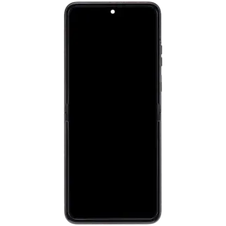 OLED Display mit Rahmen für Motorola Razr Plus / Razr 70 Plus (XT2659 / 2026) (professionell aufgearbeitet) (Mountain View)