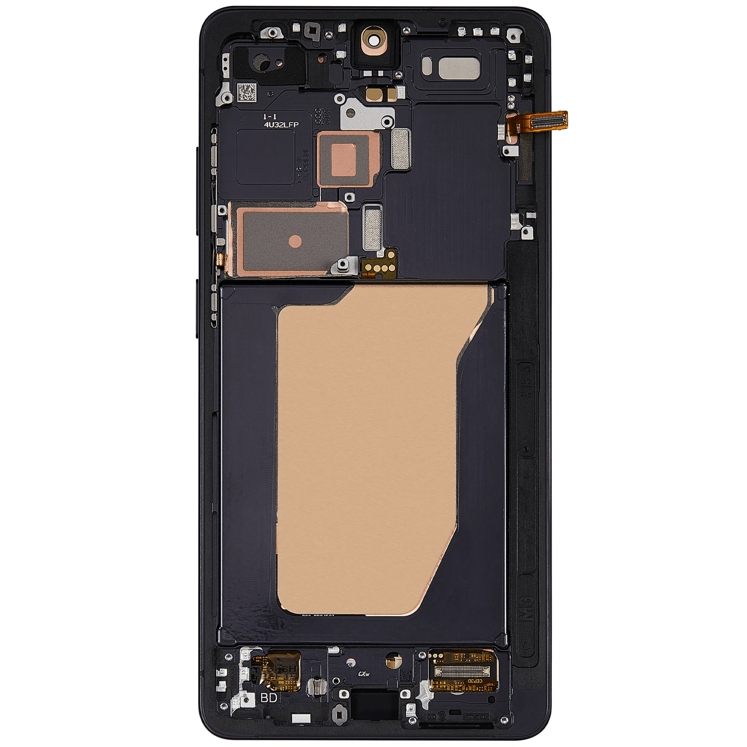 OLED Display mit Rahmen für Samsung Galaxy S26 Ultra 5G (US & International Version) (Aftermarket Plus) (120Hz) (Black (Schwarz)) – Bild 4